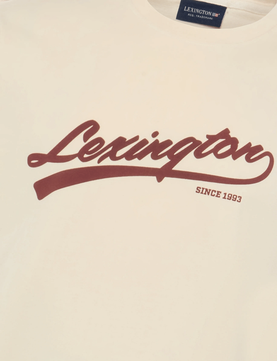 Lexington Clothing - Graphic Organic Cotton Tee - t-krekli ar īsām piedurknēm - offwhite - 5