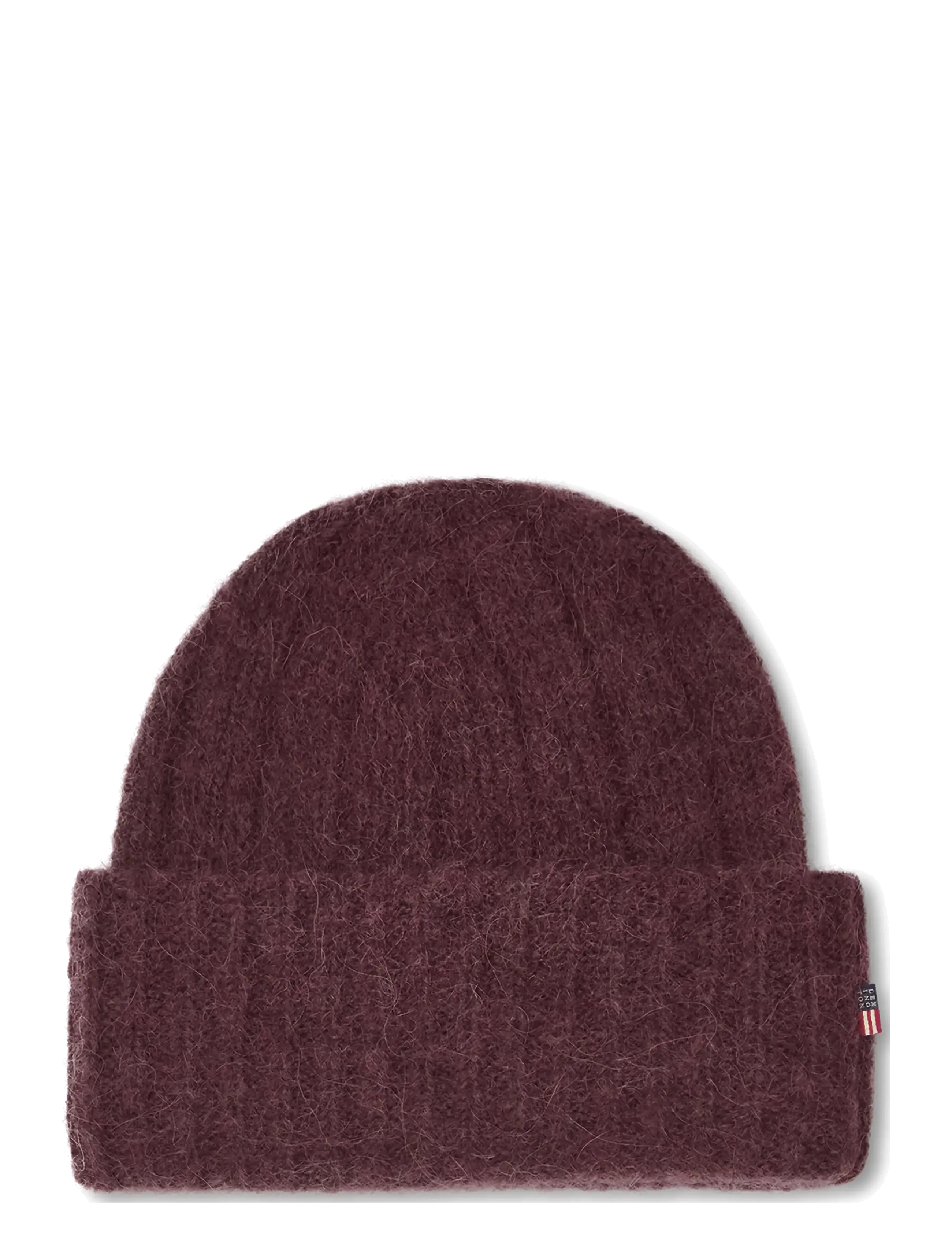 Lexington Clothing Alpaca Blend Rib Knitted Beanie - Lexington Clothing - DARK BURGUNDY / burgundy