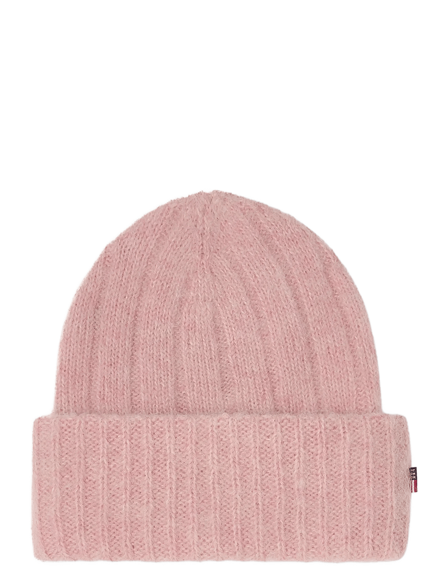Lexington Clothing - Alpaca Blend Rib Knitted Beanie - pink - 0
