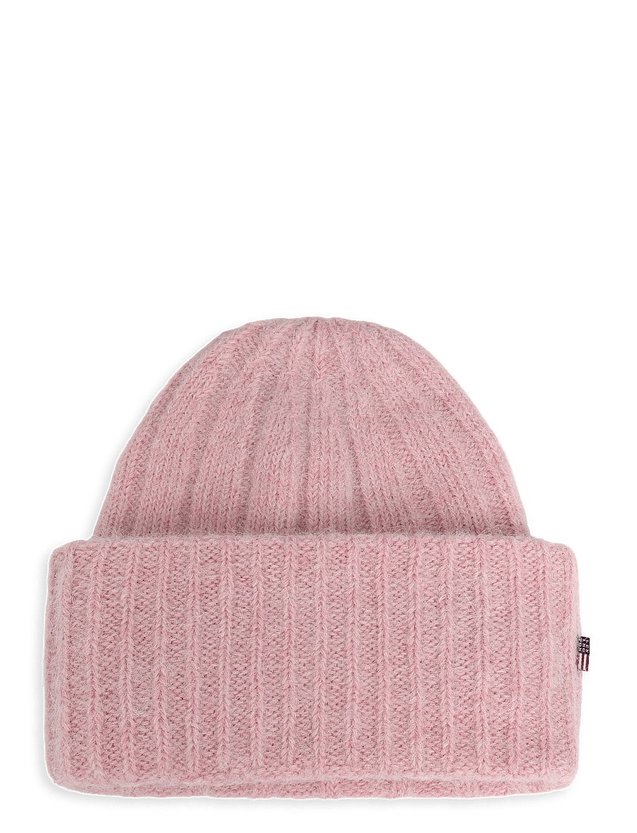 Lexington Clothing - Alpaca Blend Rib Knitted Beanie - mützen - pink - 0