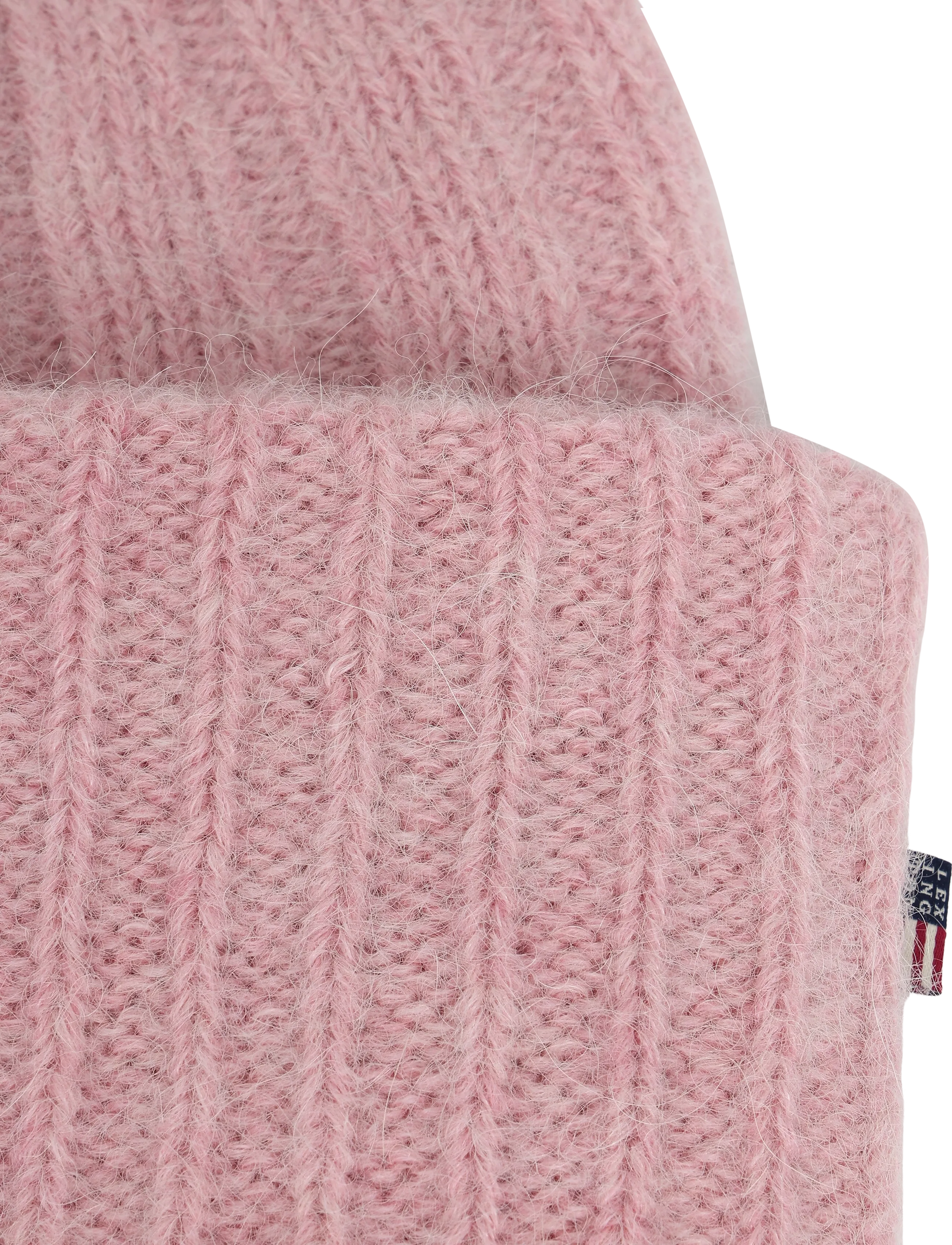 Lexington Clothing - Alpaca Blend Rib Knitted Beanie - mützen - pink - 2