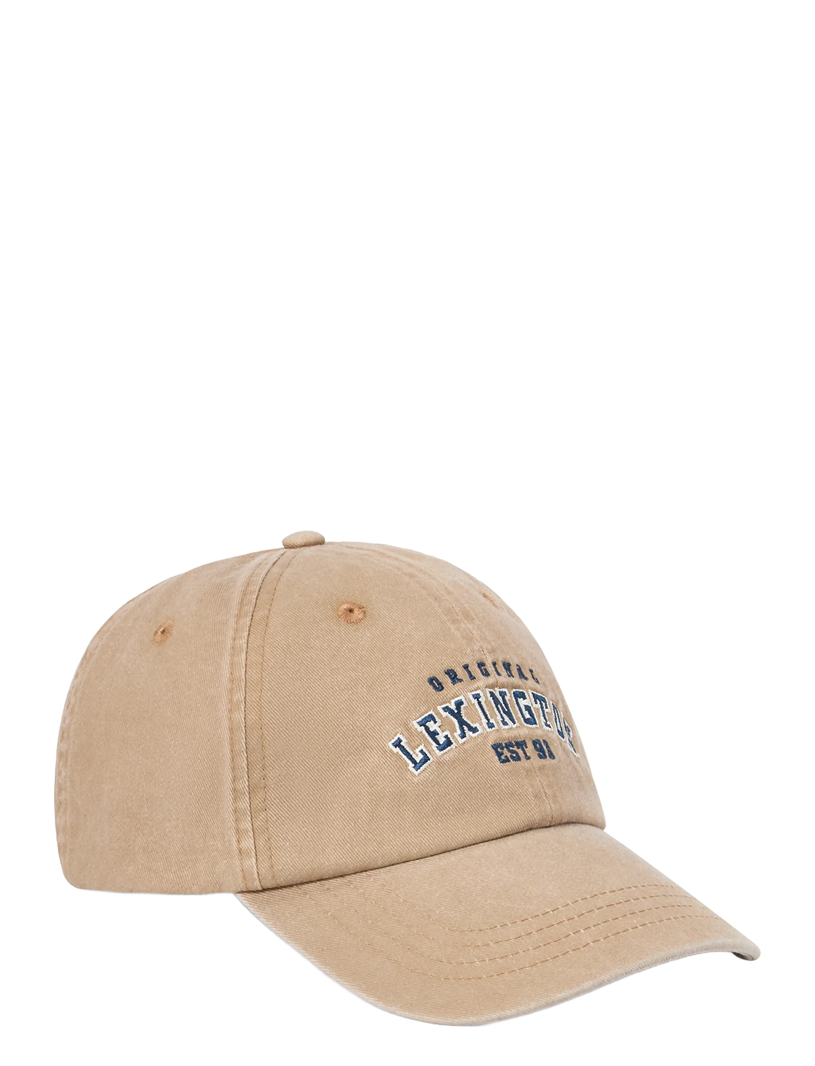 Lexington Clothing Washed Cotton Logo Cap - Lexington Clothing - BEIGE / beige