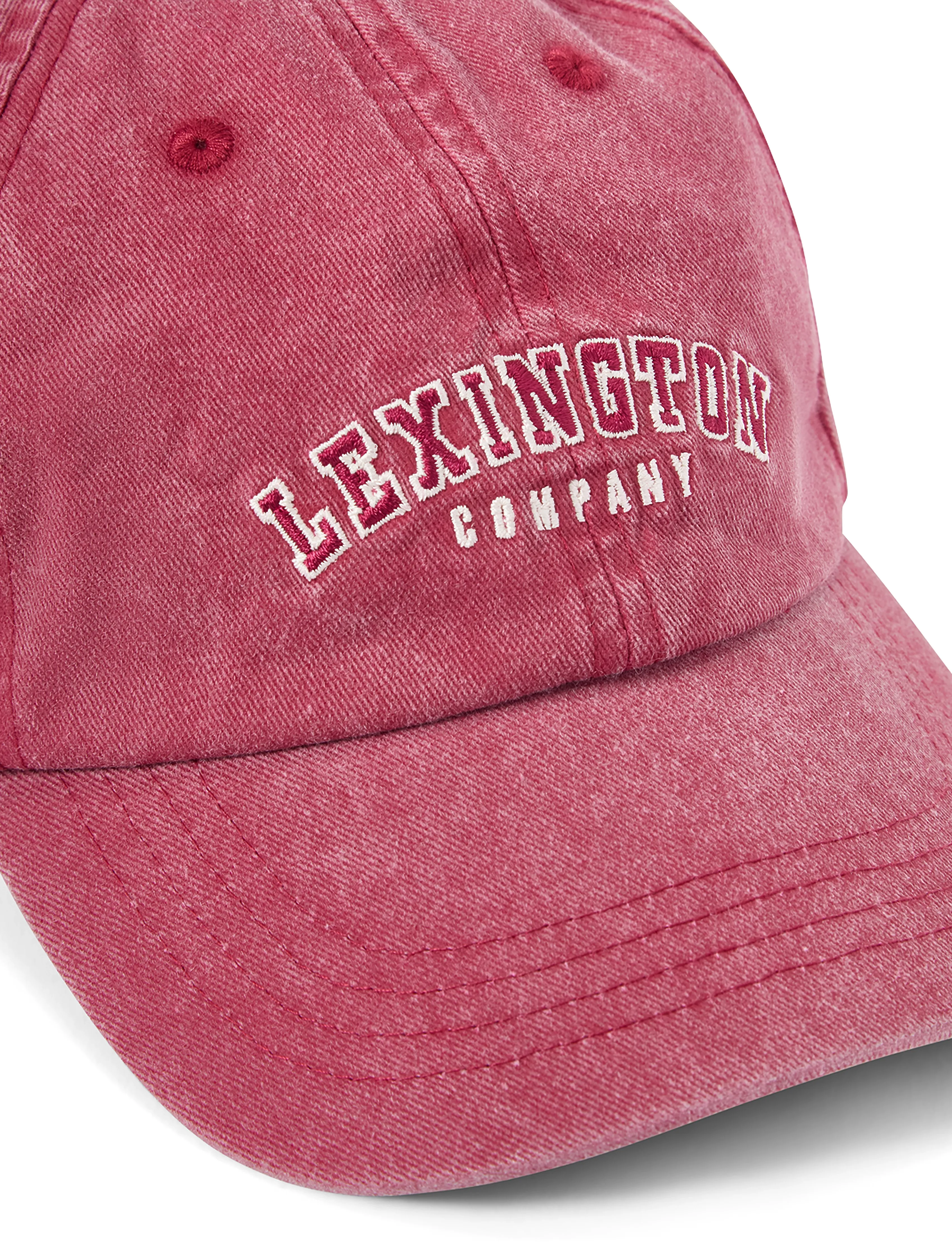 Lexington Clothing - Washed Cotton Logo Cap - burgundy - 2