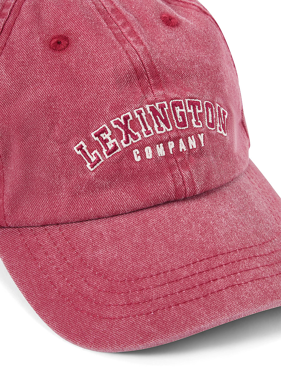 Lexington Clothing - Washed Cotton Logo Cap - burgundy - 2