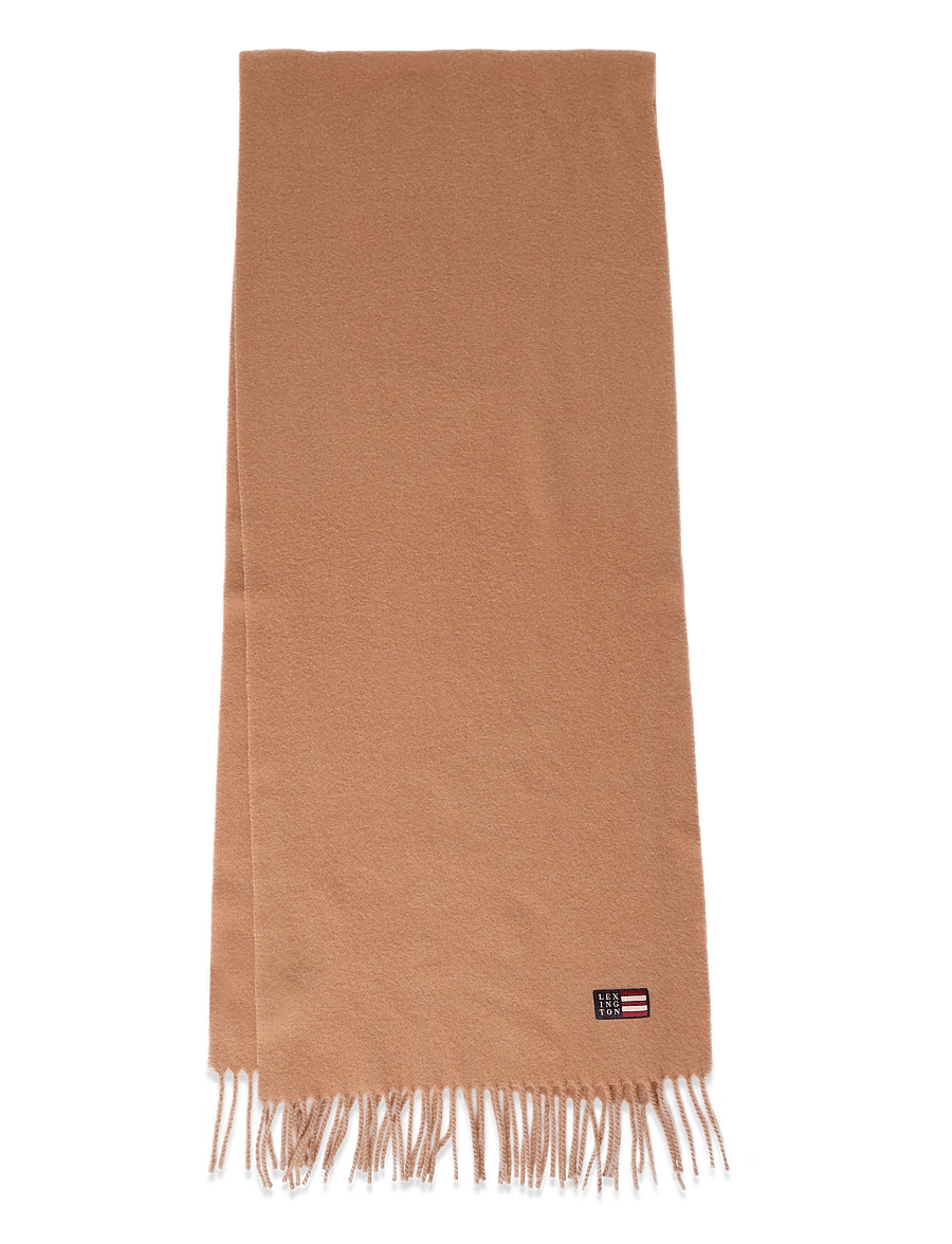 Lexington Clothing - Recycled Wool Blend Scarf - winter scarves - camel - 0