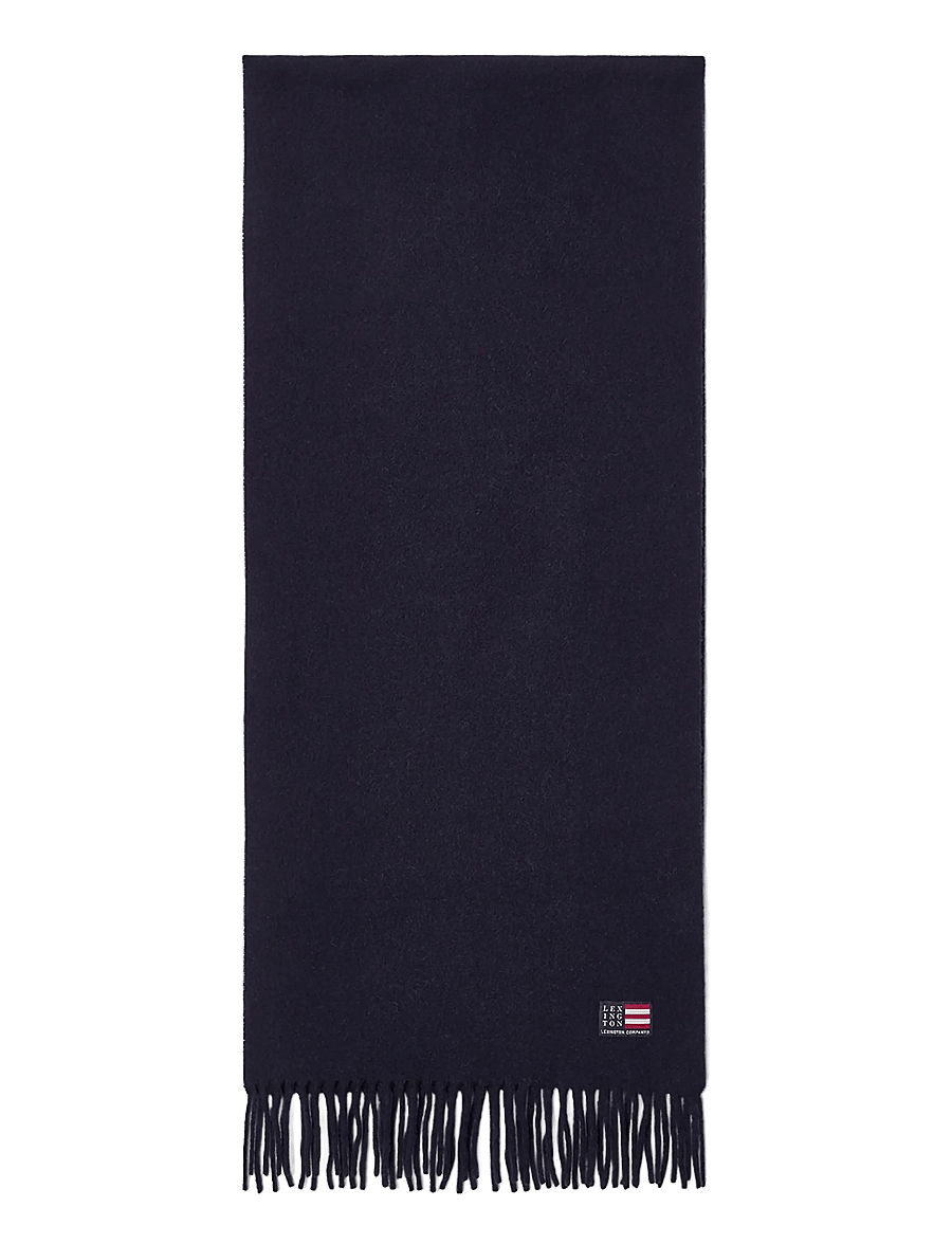 Lexington Clothing - Recycled Wool Blend Scarf - dark blue - 1