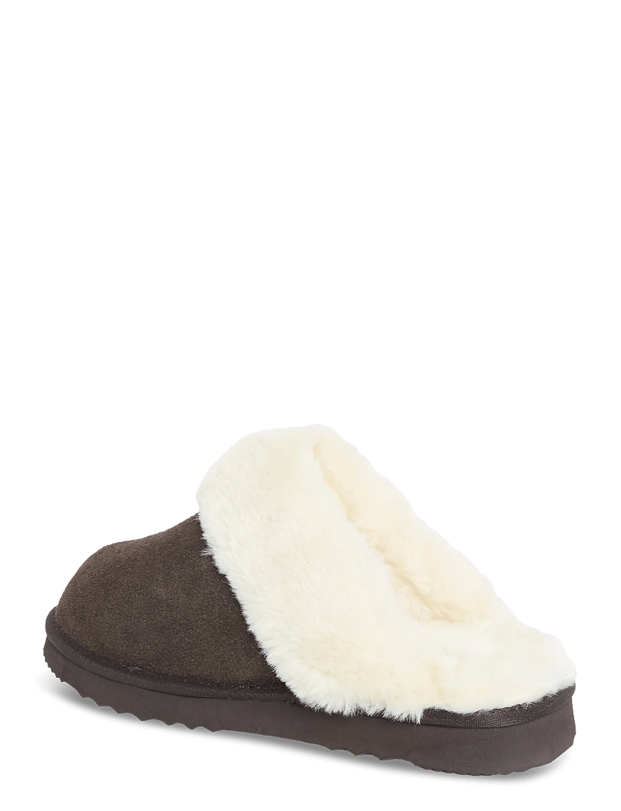 Lexington Clothing - Women's Suede Slippers - modetrends - dark brown - 1