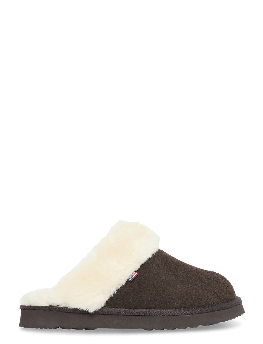 Lexington Clothing - Women's Suede Slippers - modetrends - dark brown - 2
