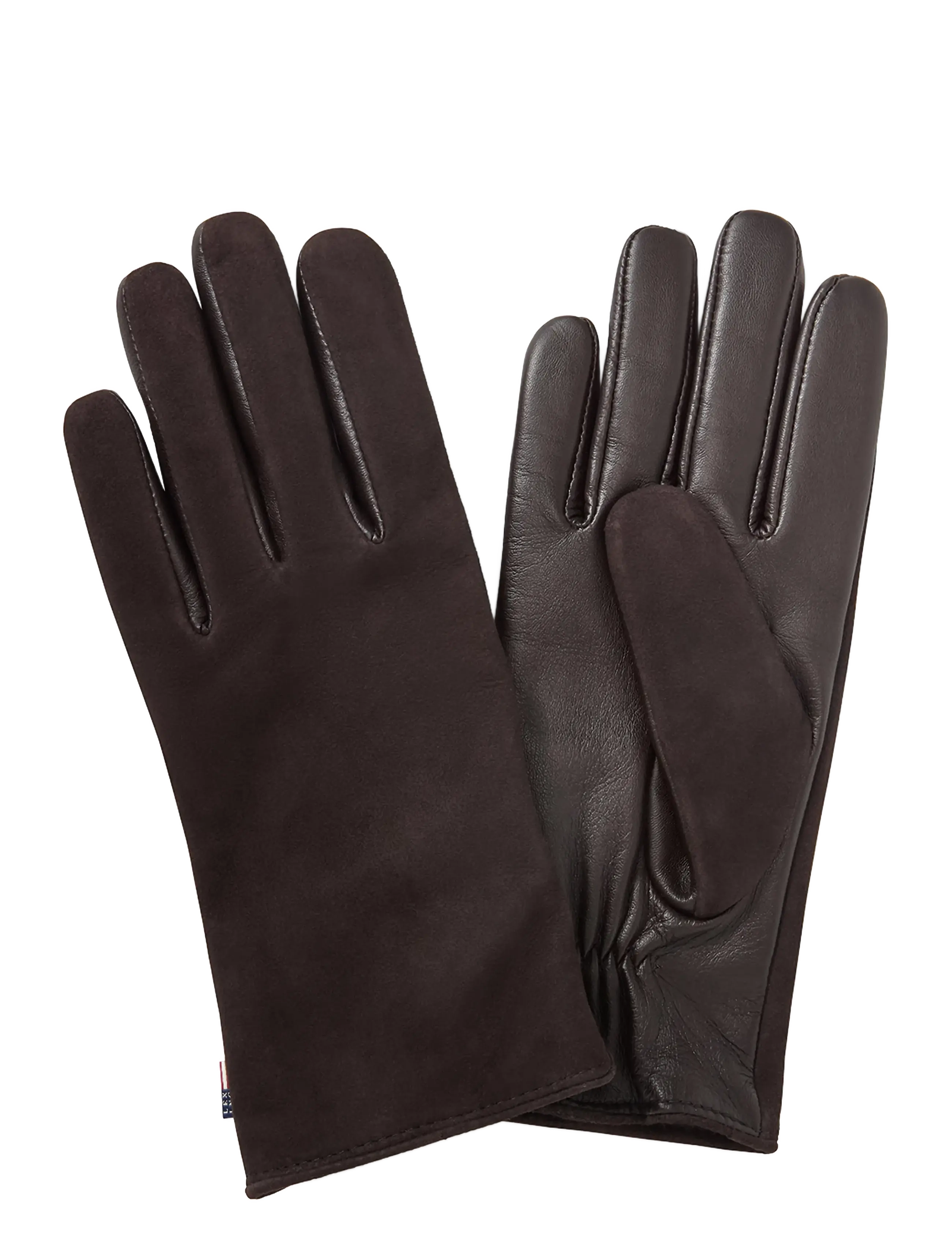 Lexington Clothing Women's Leather and Suede Gloves - Lexington Clothing - DARK BROWN / brown