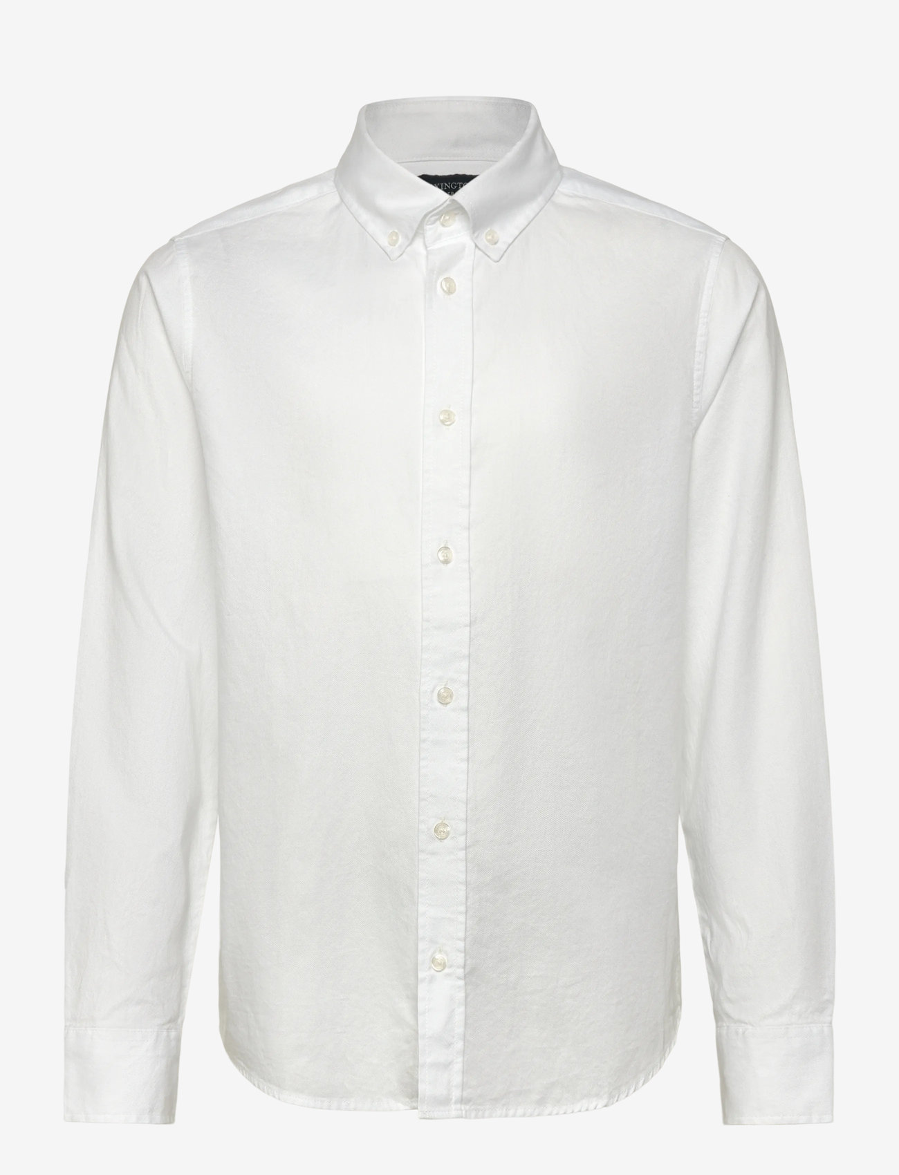 Lexington Clothing - Kyle Casual Oxford B.D Shirt - långärmade skjortor - white - 0