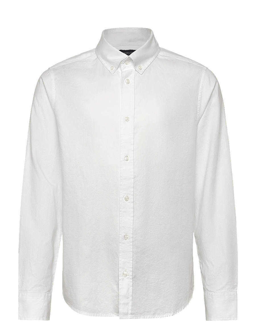 Lexington Clothing - Kyle Casual Oxford B.D Shirt - chemises à manches longues - white - 0