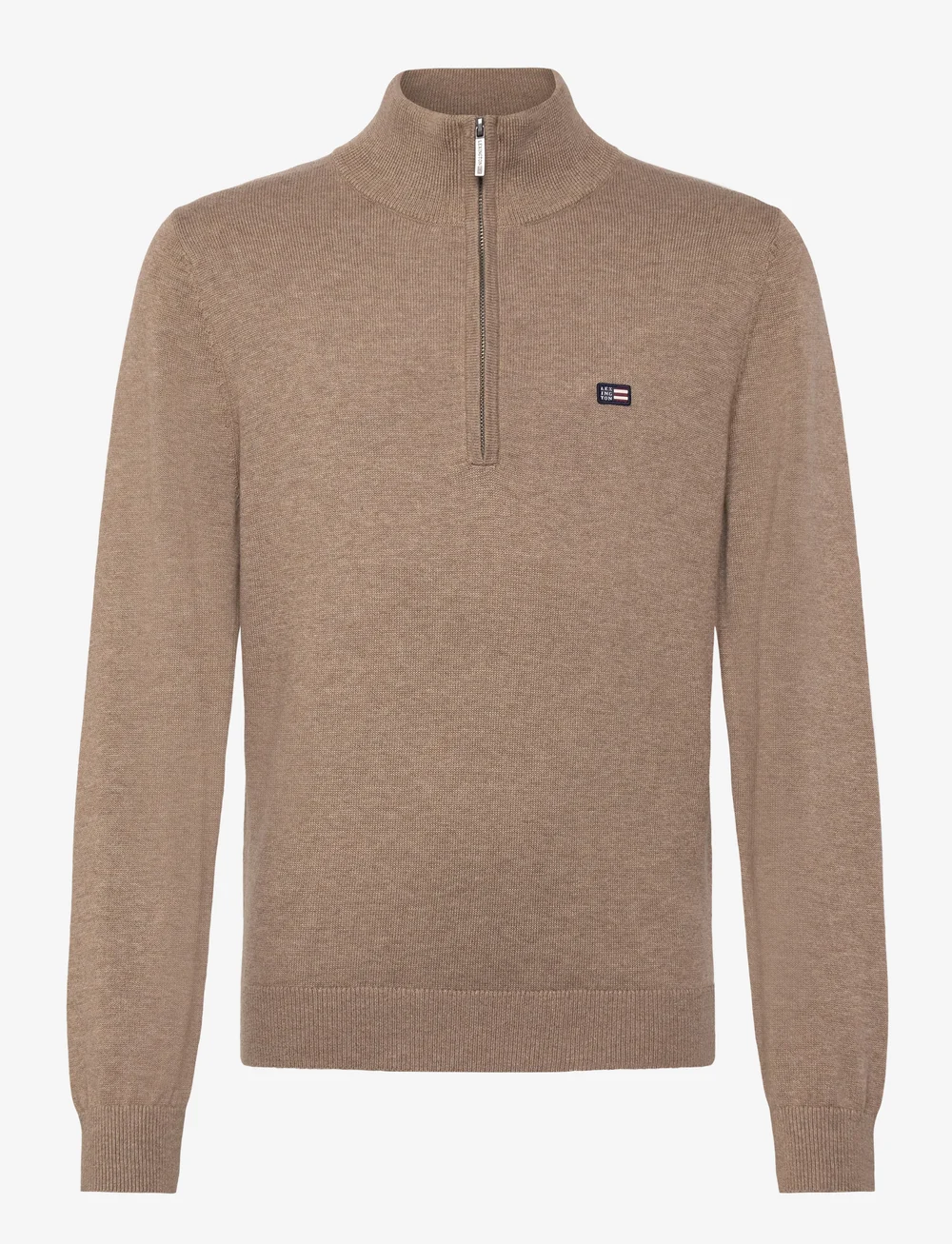 Lexington Clothing - Freddy Half-Zip Sweater - pullover - brown - 0
