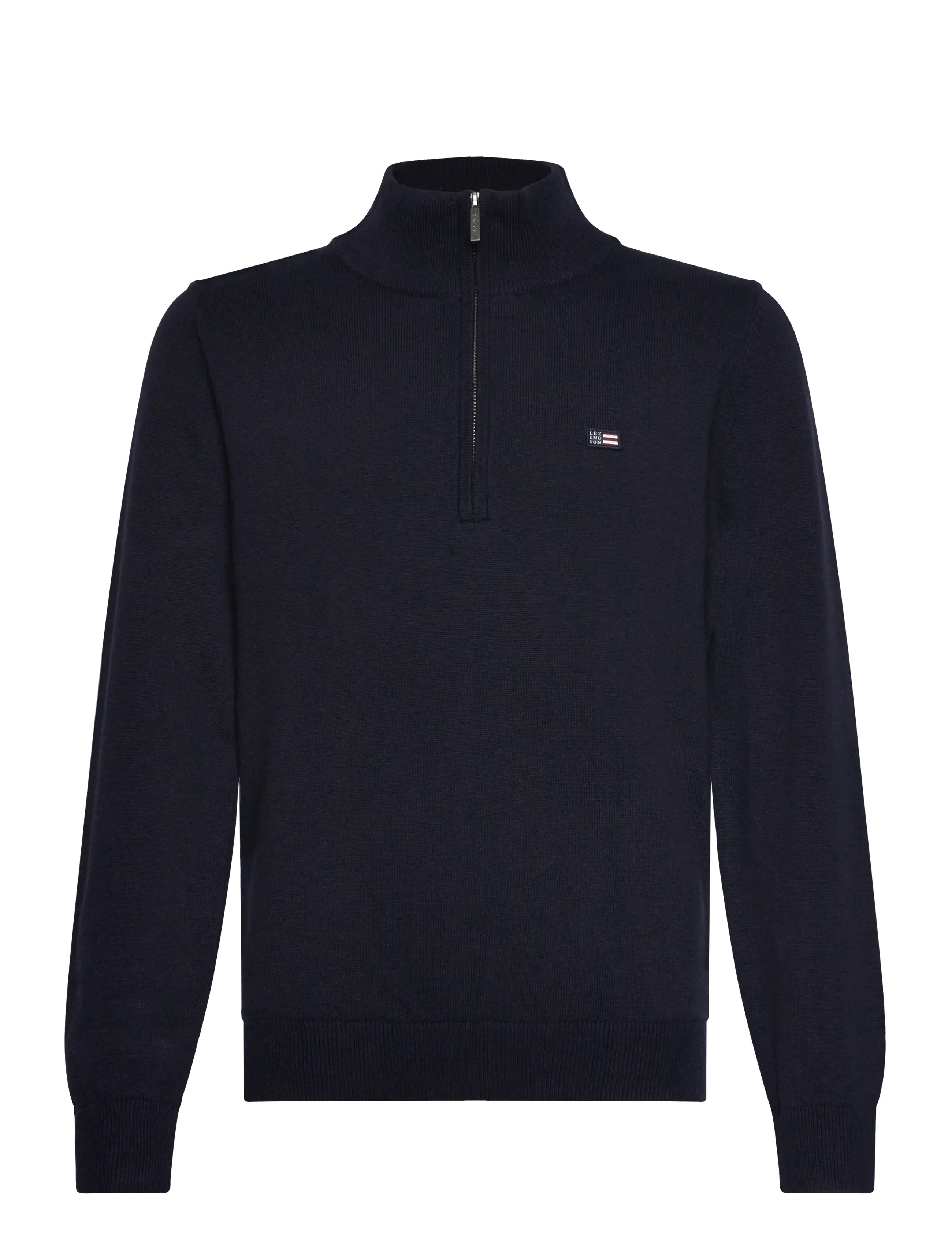 Lexington Clothing Freddy Half-Zip Sweater, 176, Navy, Strik > Pullovere, Børn