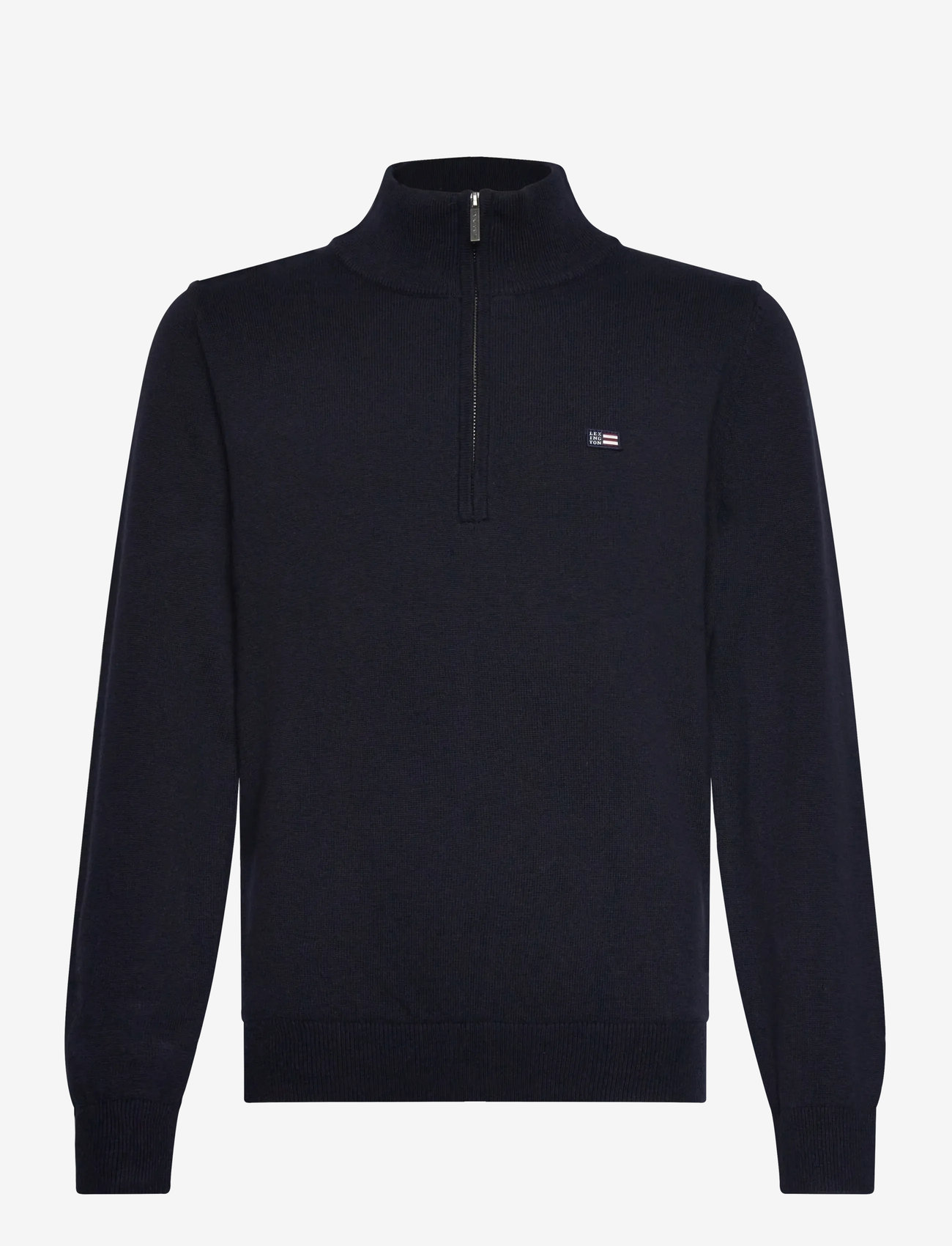 Lexington Clothing - Freddy Half-Zip Sweater - trøjer - dark blue - 0