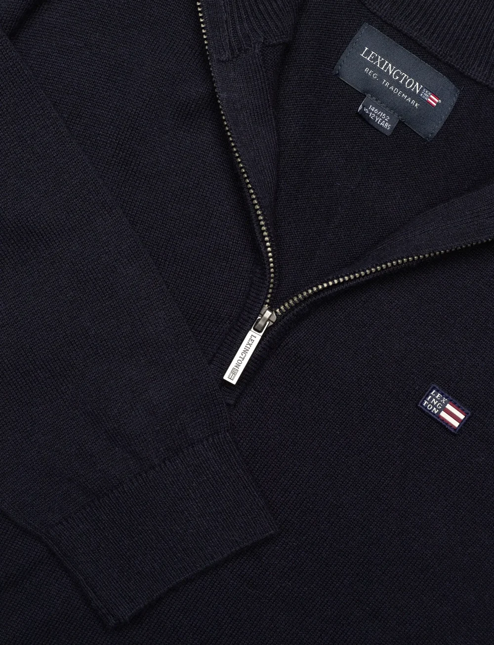 Lexington Clothing - Freddy Half-Zip Sweater - pullover - dark blue - 2