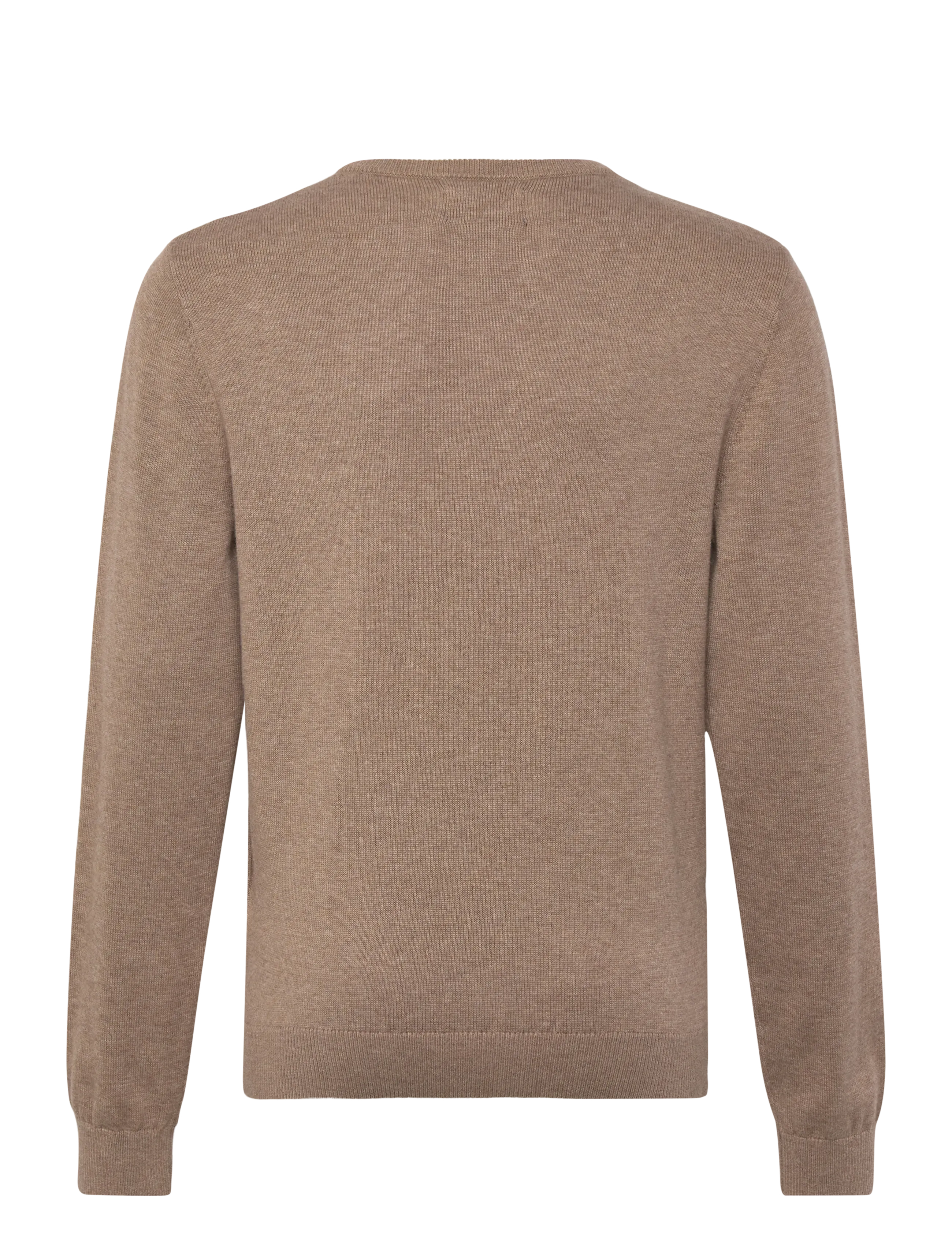 Lexington Clothing - Brayden Cotton Crew Sweater - sweatshirts - brown - 1