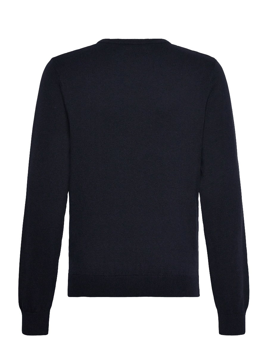 Lexington Clothing - Brayden Cotton Crew Sweater - collegepaidat - dark blue - 1