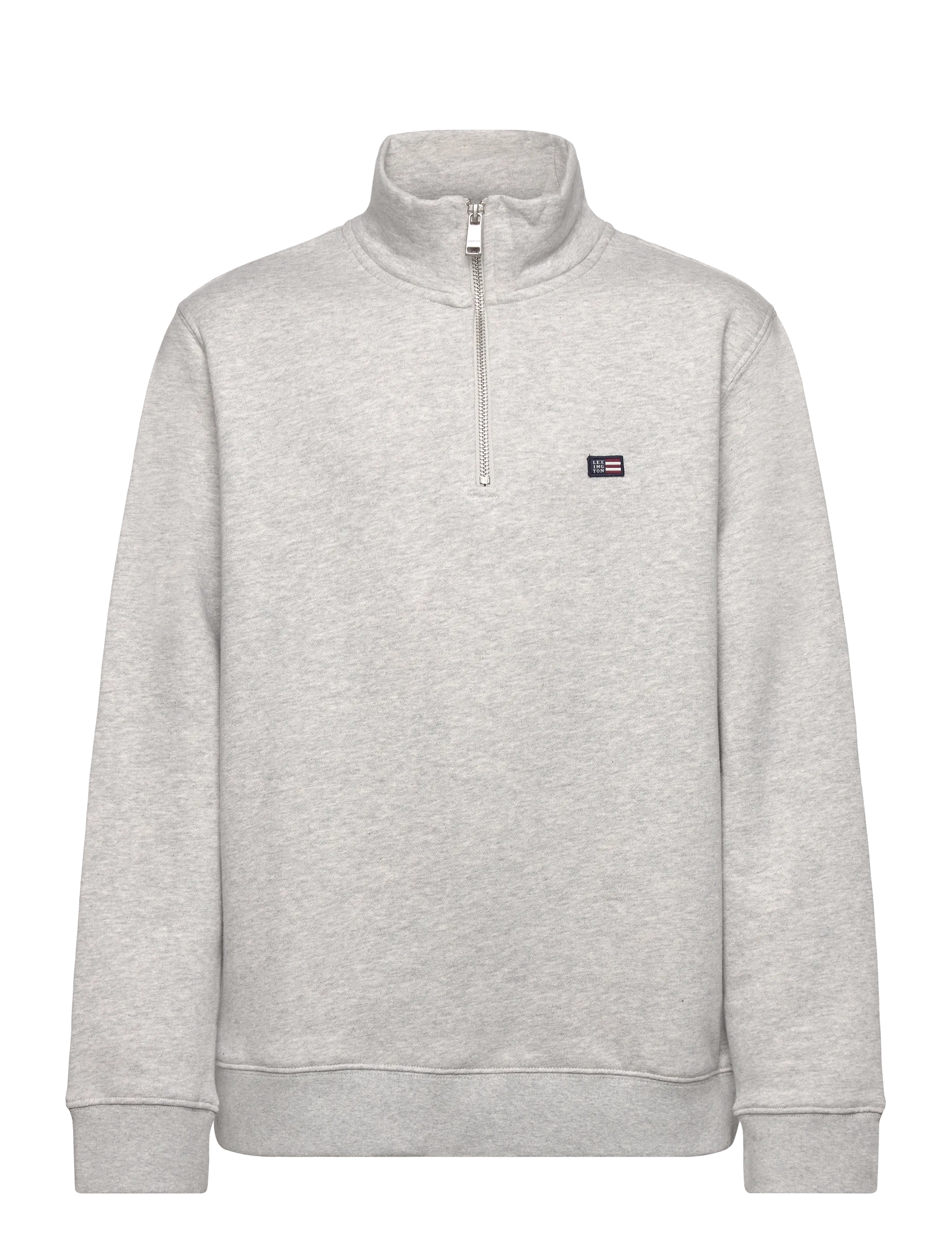 LEXINGTON CLOTHING Terry Organic Baumwolle Half Zip Pullover Grau - 176 - Kinder