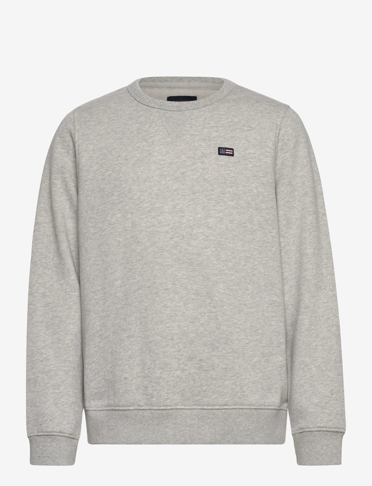 Lexington Clothing - Matty Organic Cotton Sweatshirt - collegepaidat - light grey melange - 0