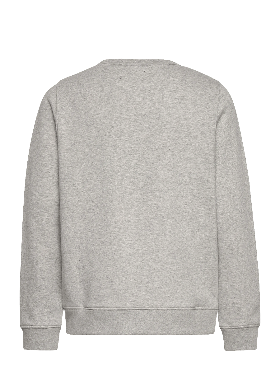 Lexington Clothing - Matty Organic Cotton Sweatshirt - collegepaidat - light grey melange - 1