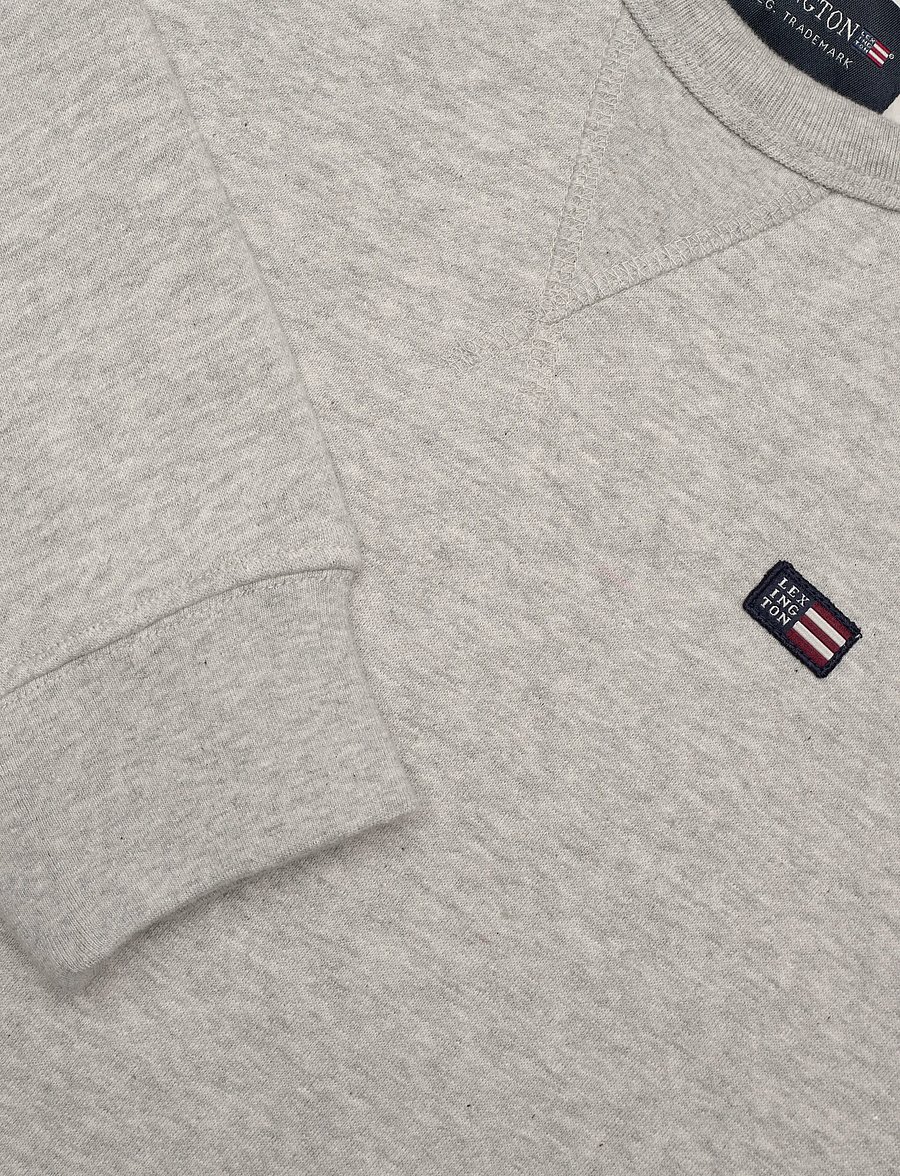 Lexington Clothing - Matty Organic Cotton Sweatshirt - collegepaidat - light grey melange - 2