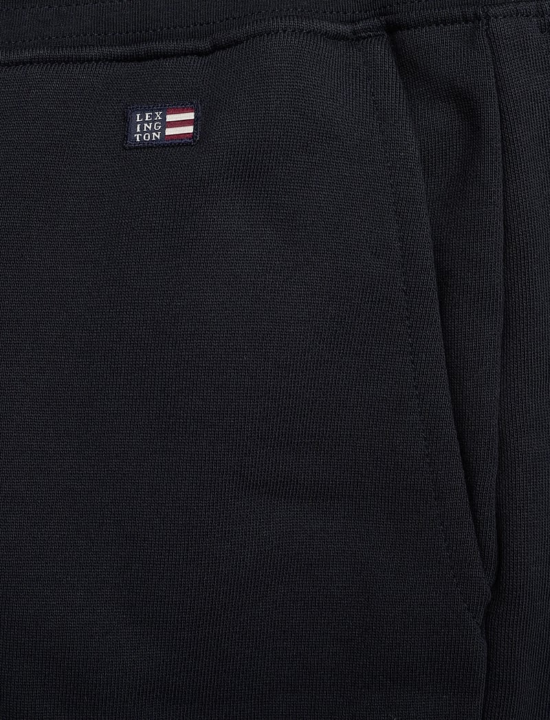 Lexington Clothing - Brian Organic Cotton Logo Sweatpants - mjukisbyxor - dark blue - 2