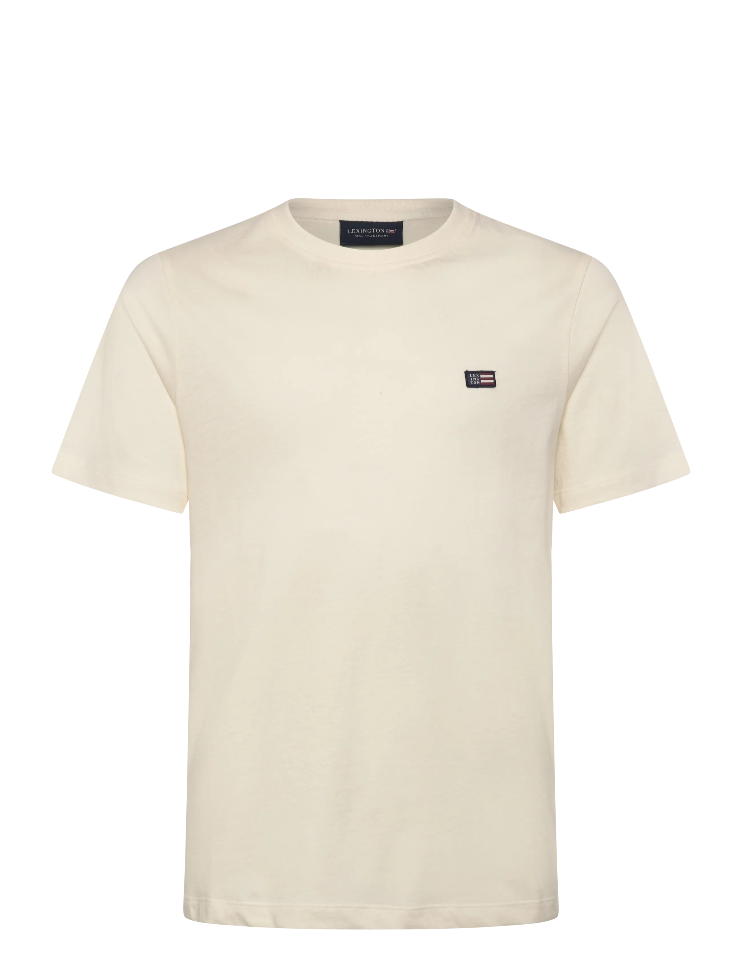 Lexington Clothing Liam Classic Organic Cotton Tee - 4 for 3 - WHITE / cream