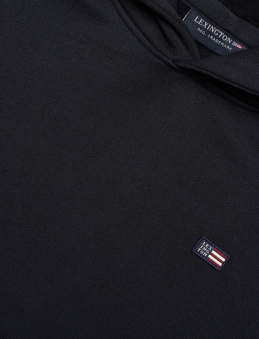 Lexington Clothing - Lucas Organic Cotton Logo Hoodie - kapuzenpullover - dark blue - 2