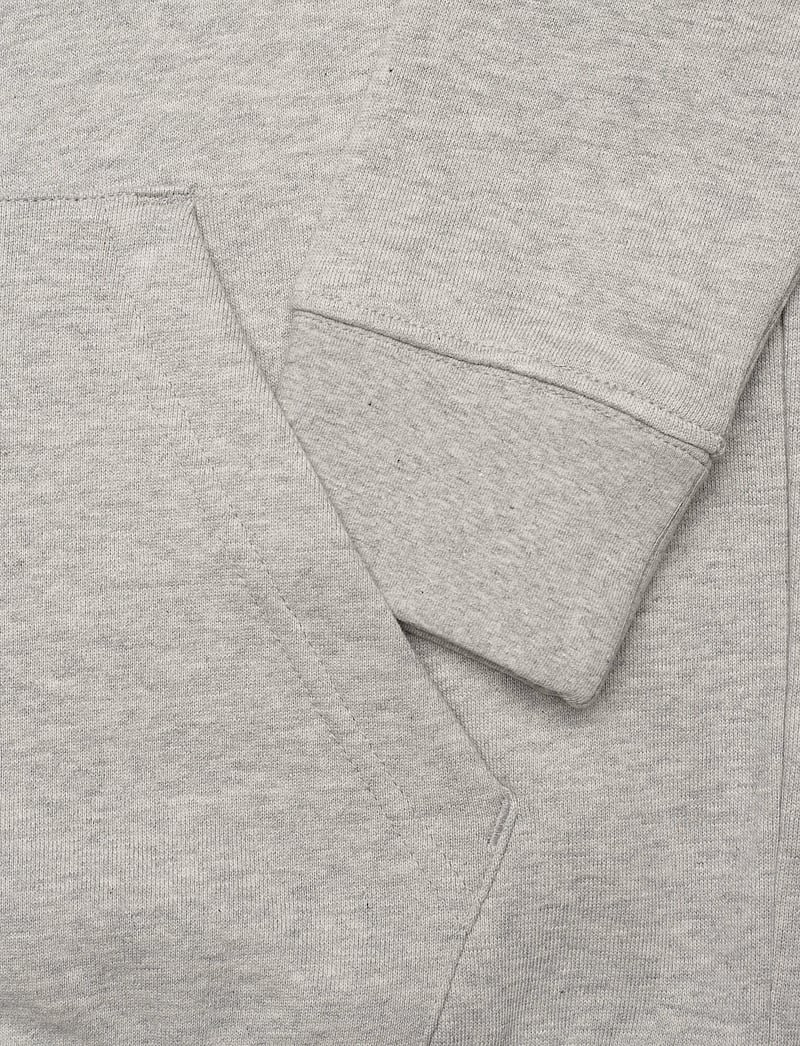 Lexington Clothing - Lucas Organic Cotton Logo Hoodie - hættetrøjer - light grey melange - 3