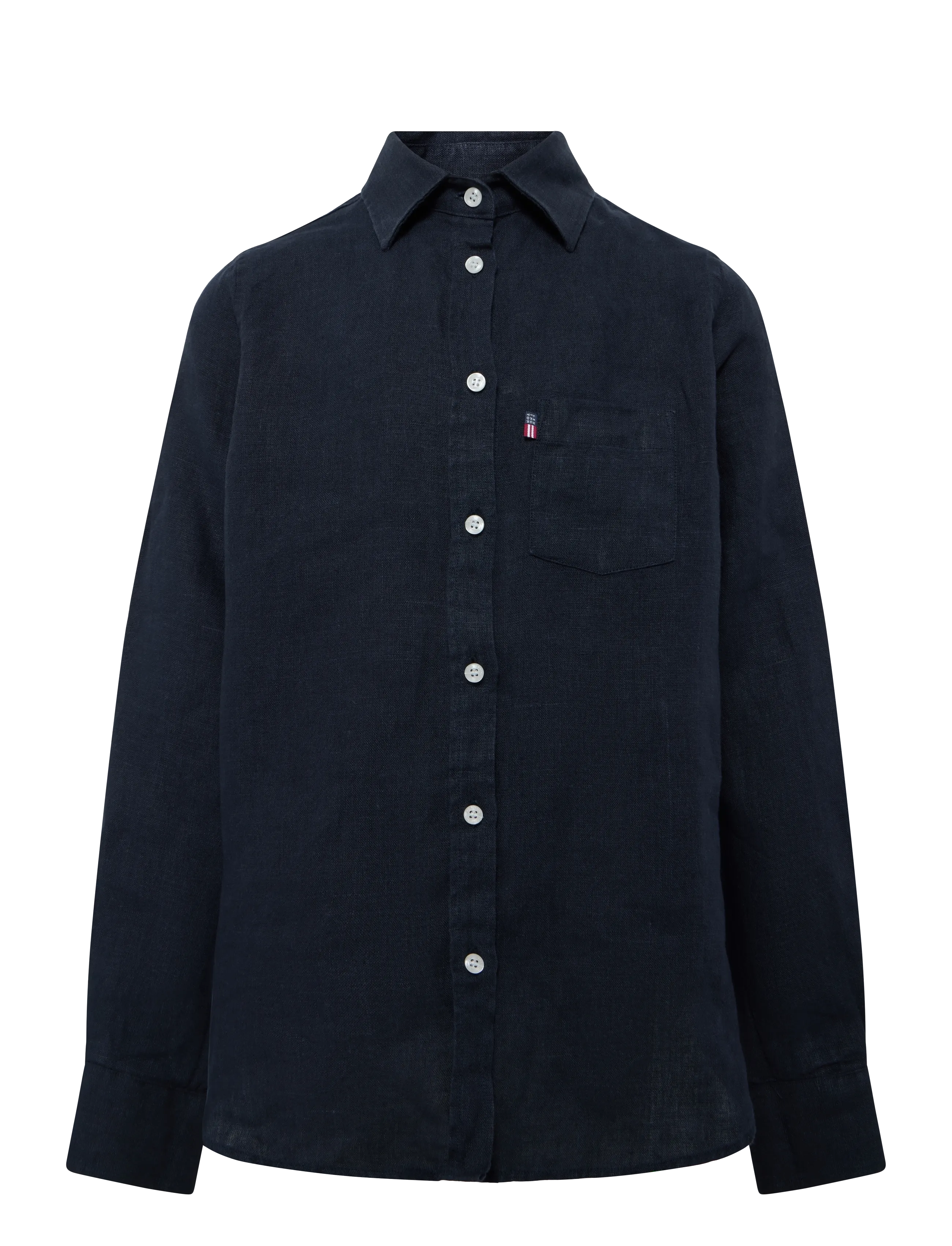Lexington Clothing Disa Linen Shirt - Hemden - DARK BLUE / navy