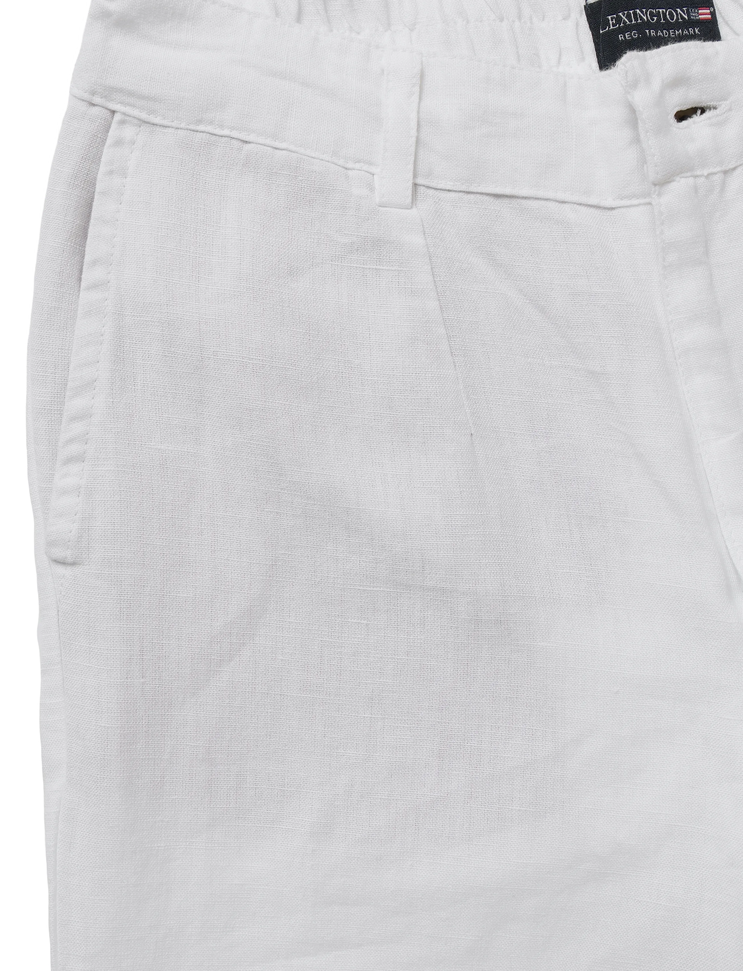 Lexington Clothing - Casey Linen/Cotton Blend Pants - bukser - white - 2