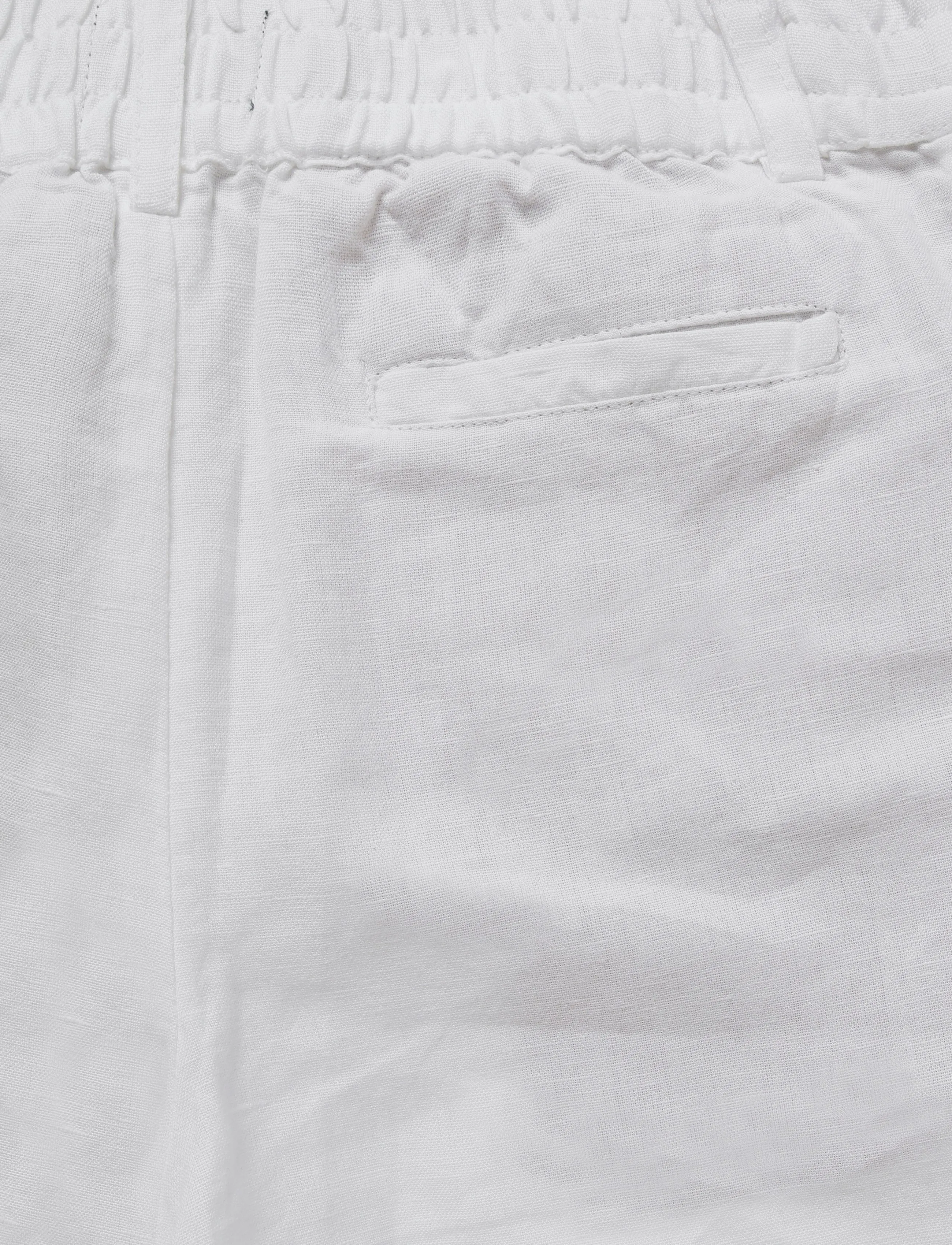 Lexington Clothing - Casey Linen/Cotton Blend Pants - bukser - white - 4