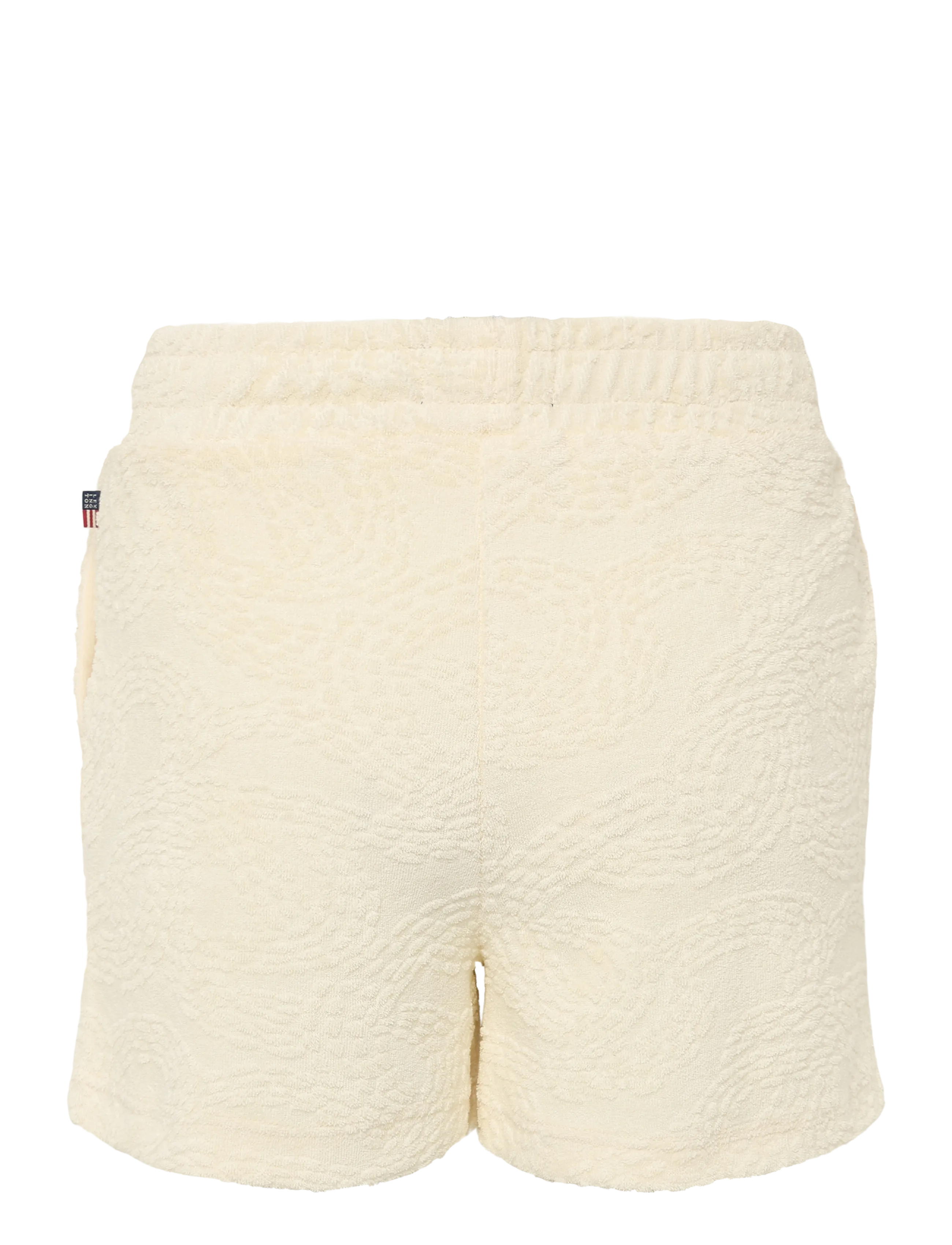 Lexington Clothing - Evelyn Jacquard Terry Shorts - mjukisshorts - offwhite - 1