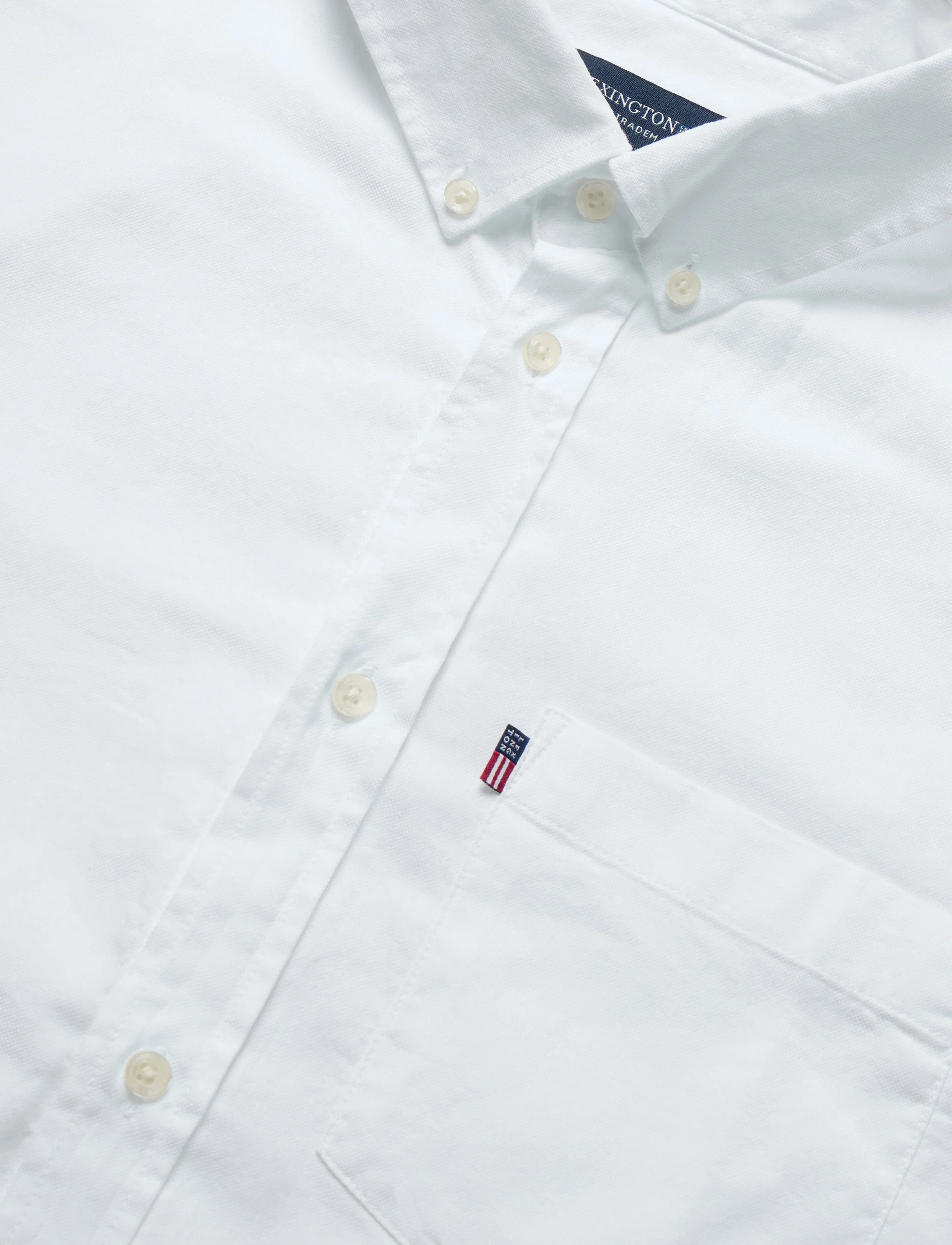 Lexington Clothing - Kyle Casual Oxford B.D Shirt - white - 2