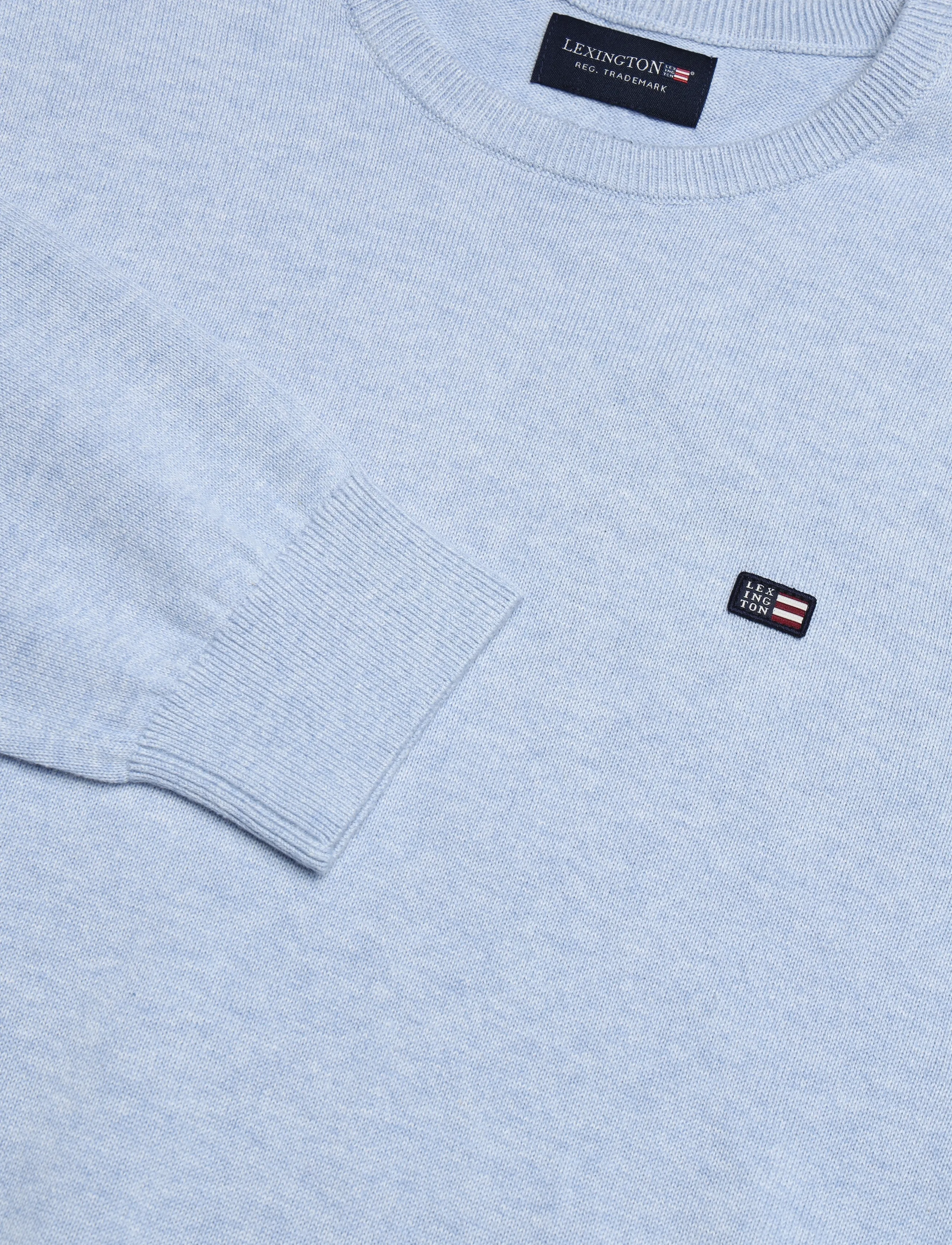 Lexington Clothing - Brayden Cotton Crew Sweater - light blue - 2