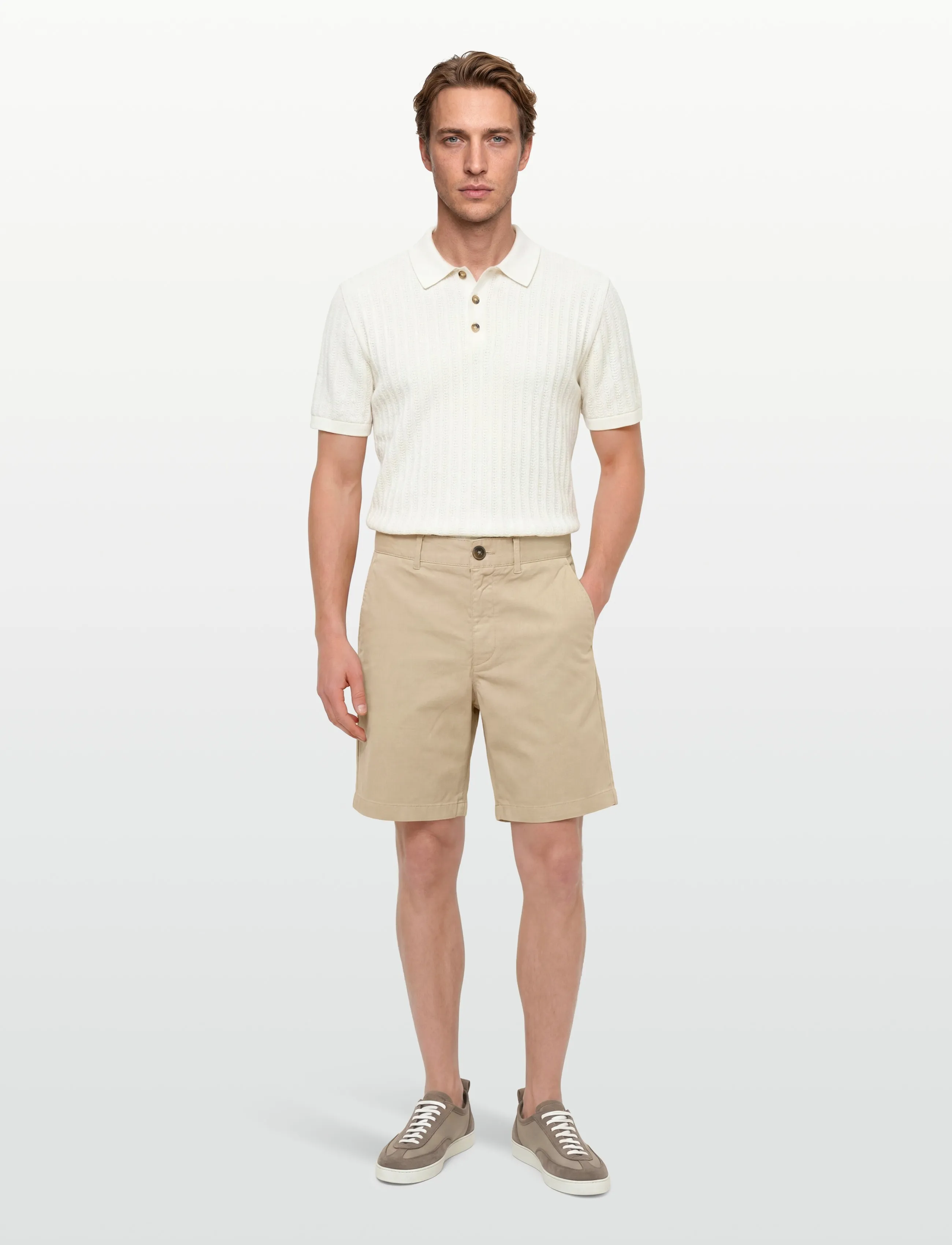 Lexington Clothing - Patrick Shorts - chino shorts - beige - 0