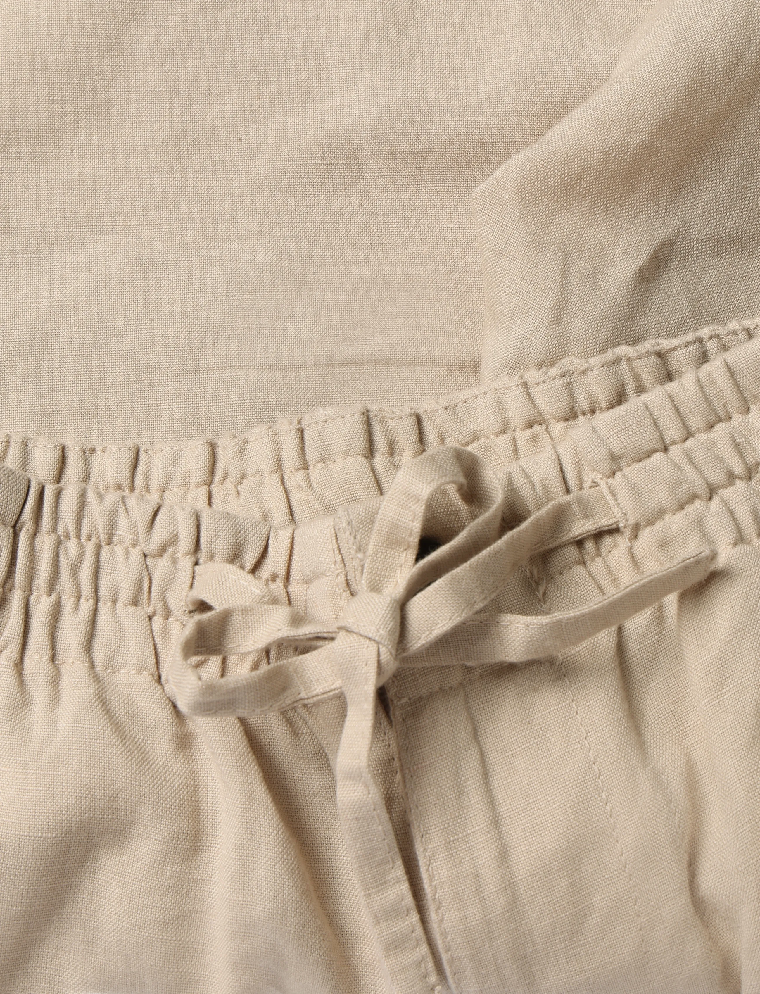 Lexington Clothing - Alex Casual Linen/Cotton Blend Shorts - gode sommertilbud - light beige - 2