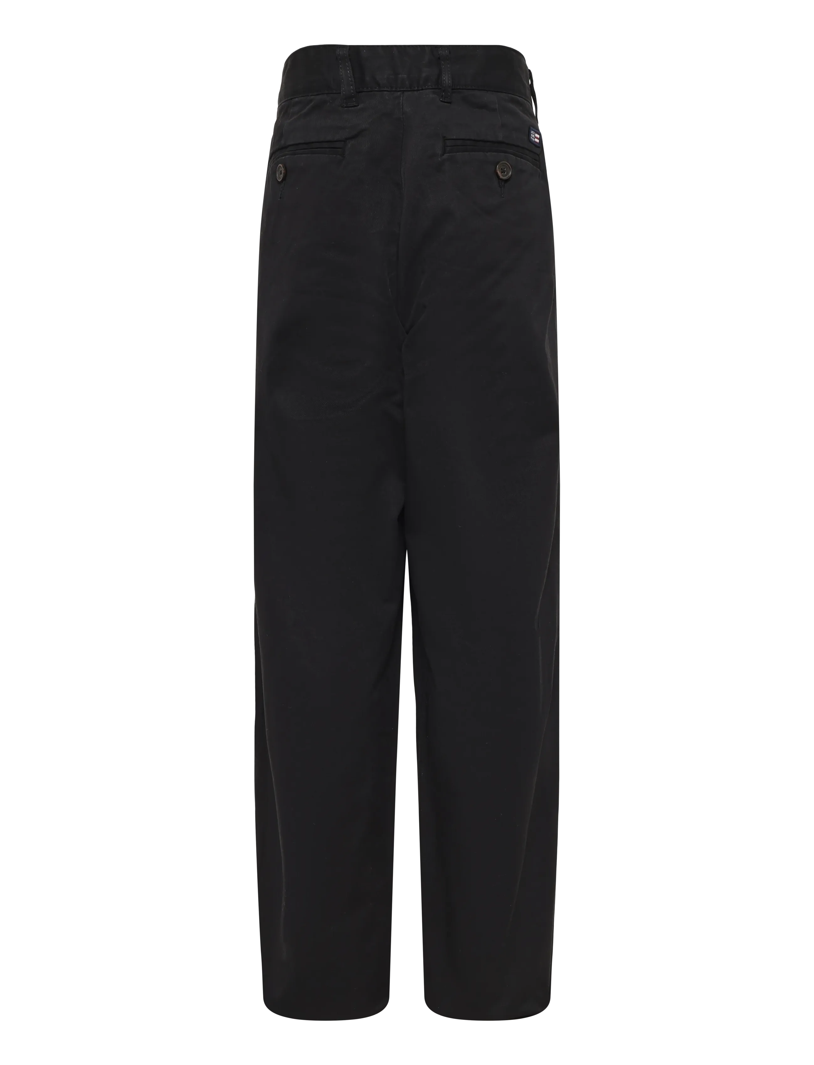 Lexington Clothing - Charles Classic Cotton Twill Pants - gode sommertilbud - black - 1