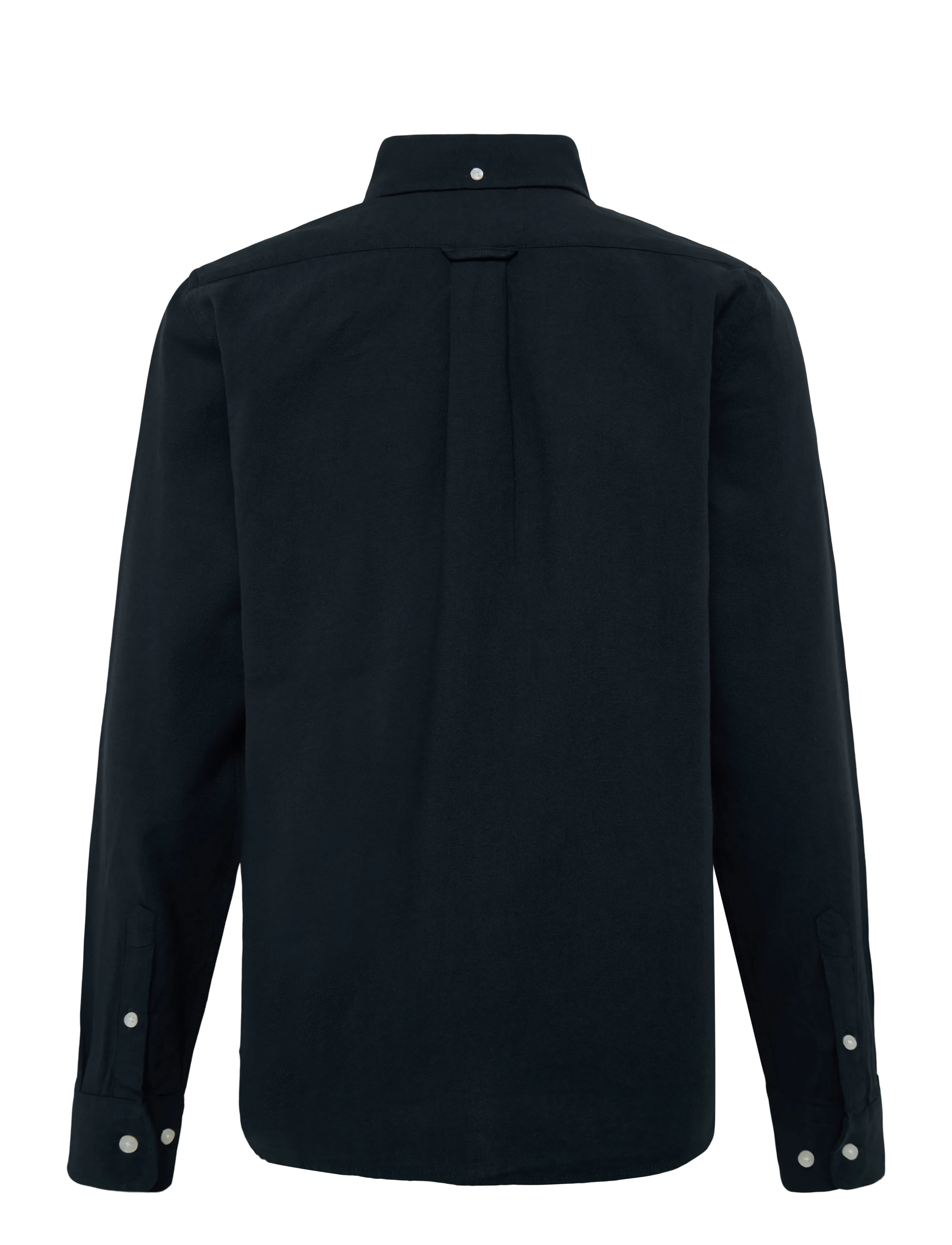 Lexington Clothing - Kyle Casual Oxford B.D Shirt - langærmede skjorter - dark blue - 1