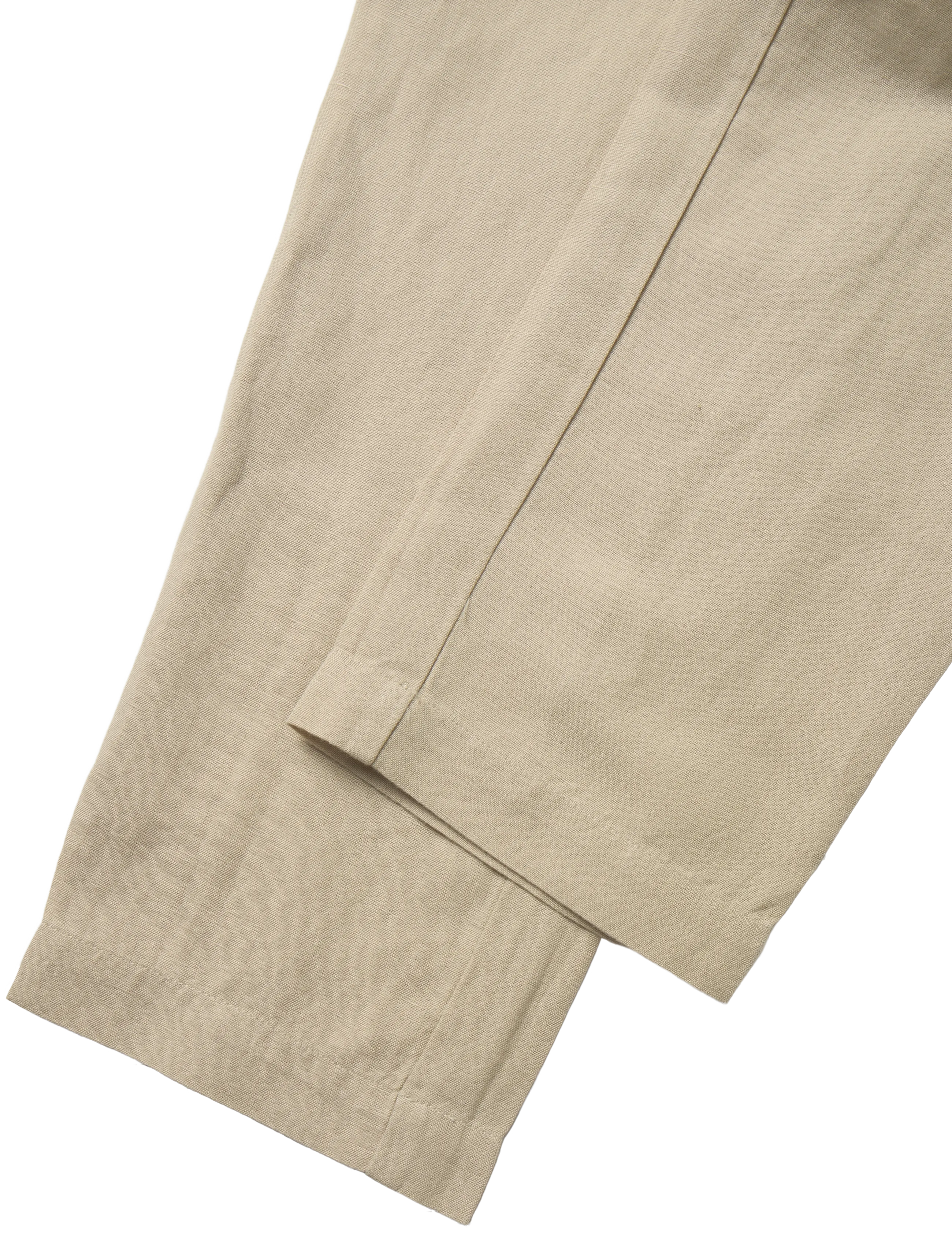 Lexington Clothing - Cooper Casual Linen/Cotton Blend Pants - bukser - light beige - 4