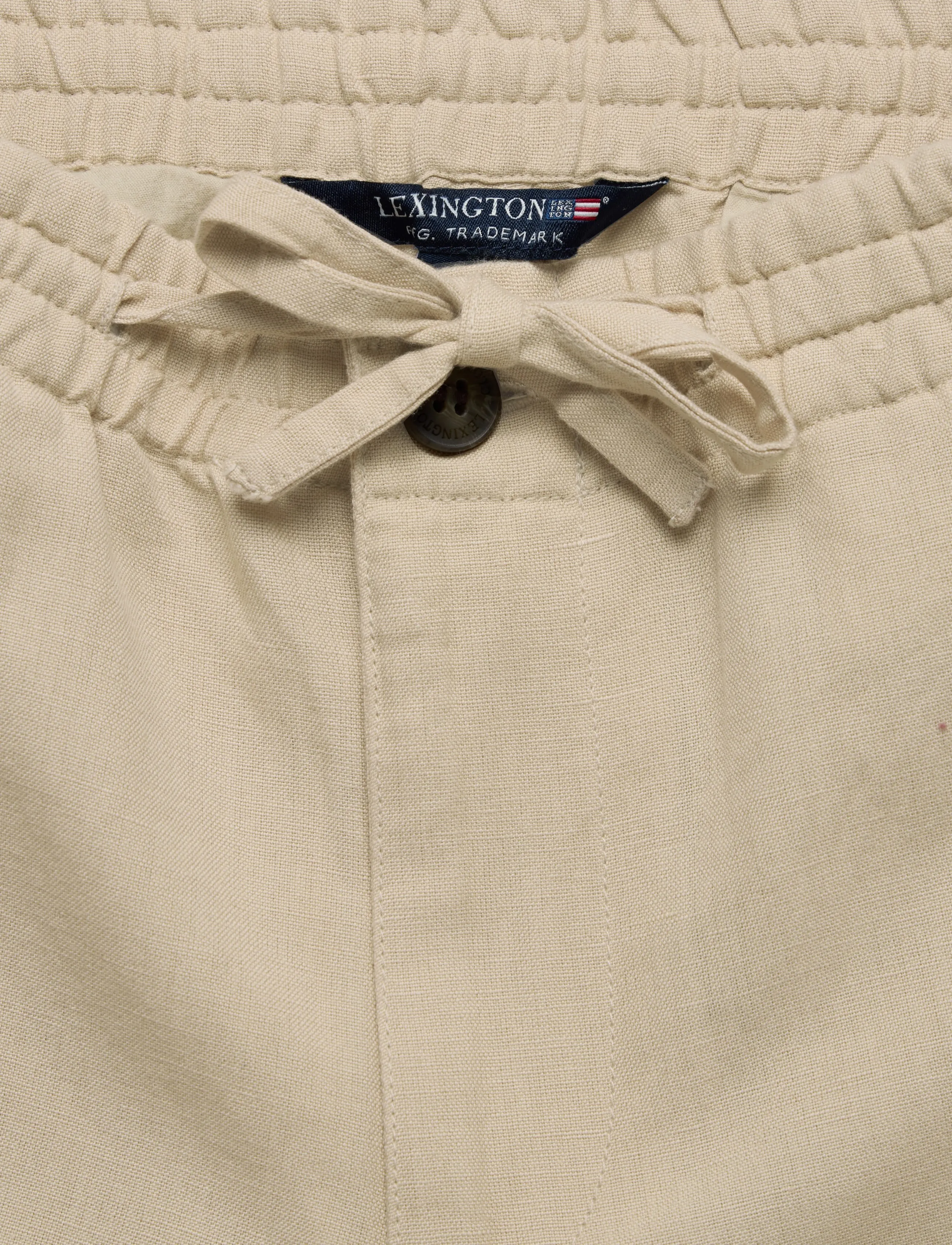 Lexington Clothing - Cooper Casual Linen/Cotton Blend Pants - bukser - light beige - 5