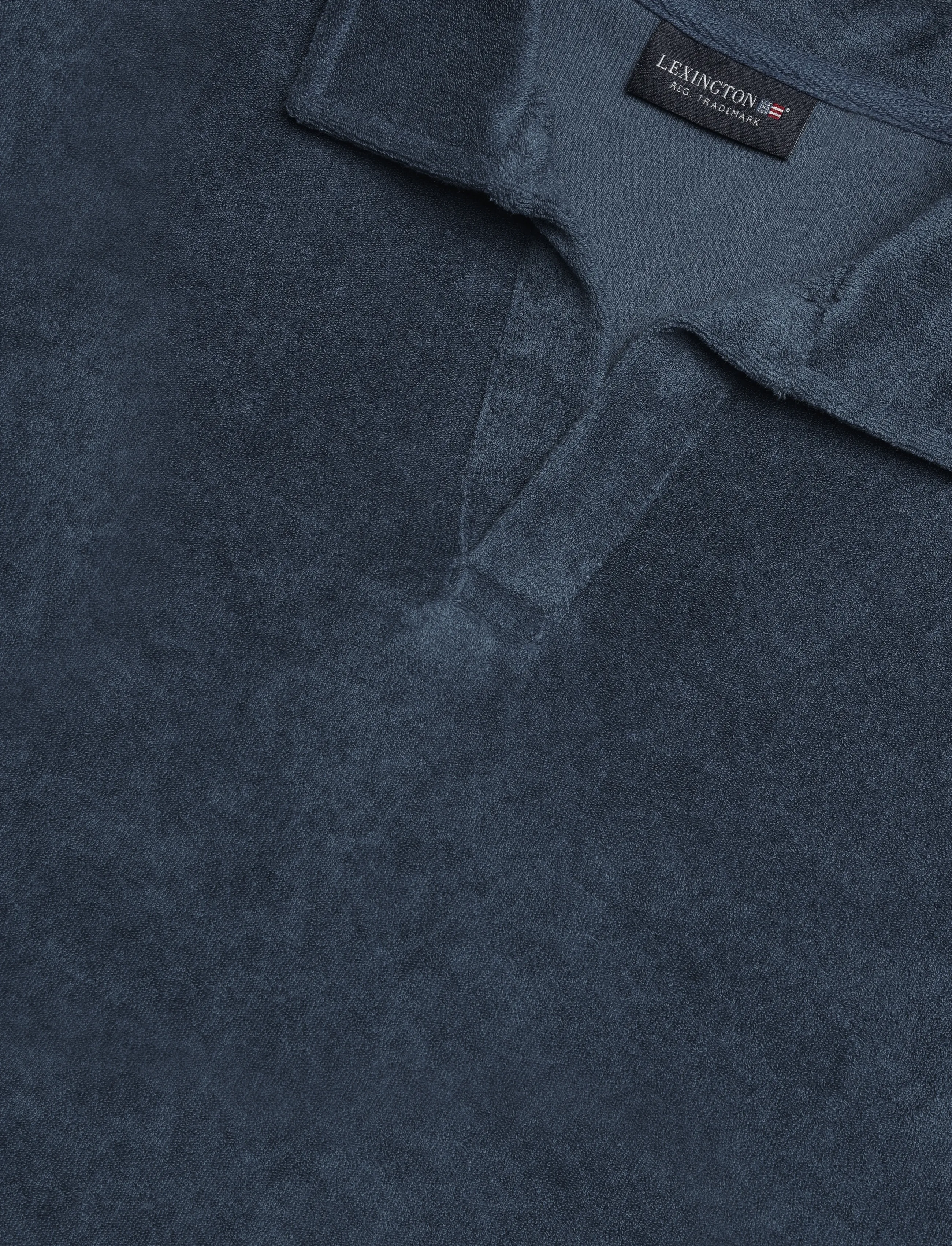 Lexington Clothing - Mason Organic Cotton Terry Polo Shirt - pikéer - dark blue - 2