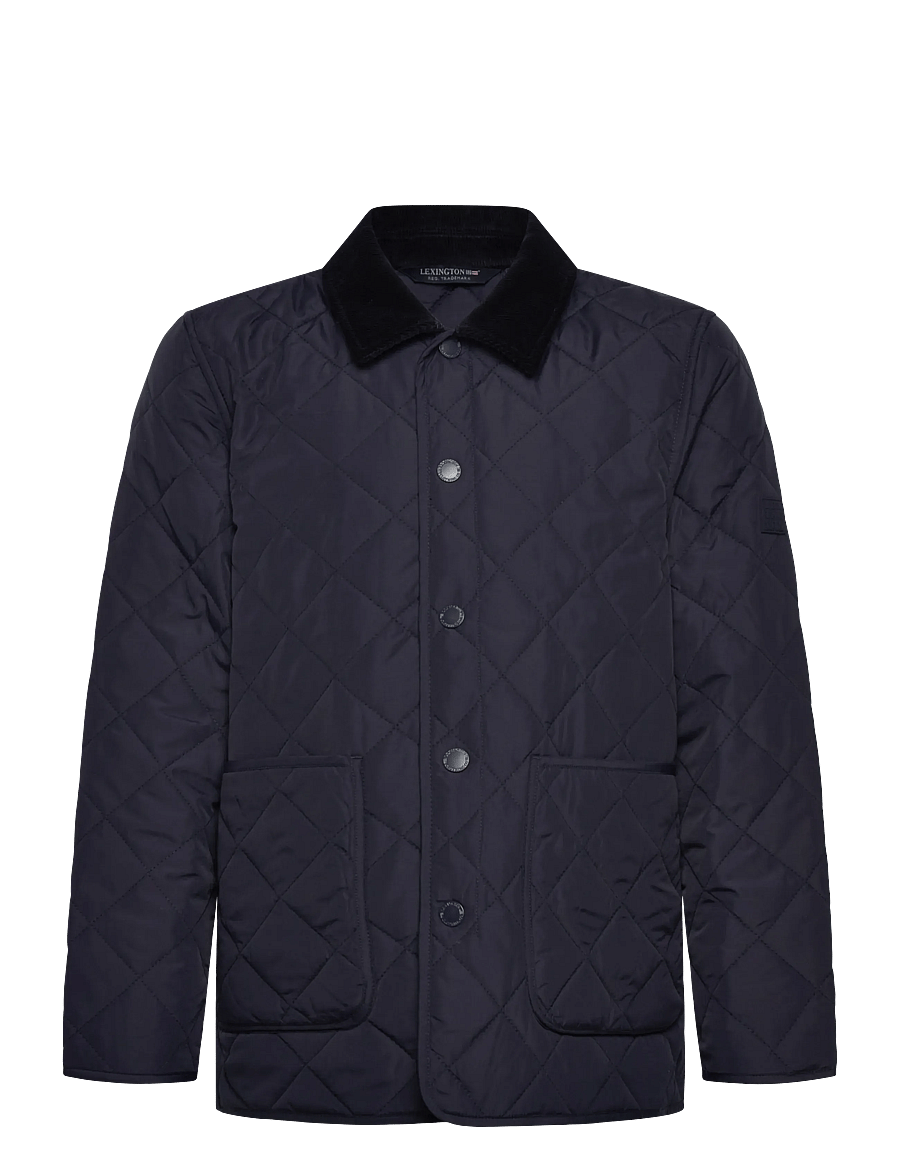 Lexington Clothing - Quilted Jacket - stepētas virsjakas - dark blue - 0