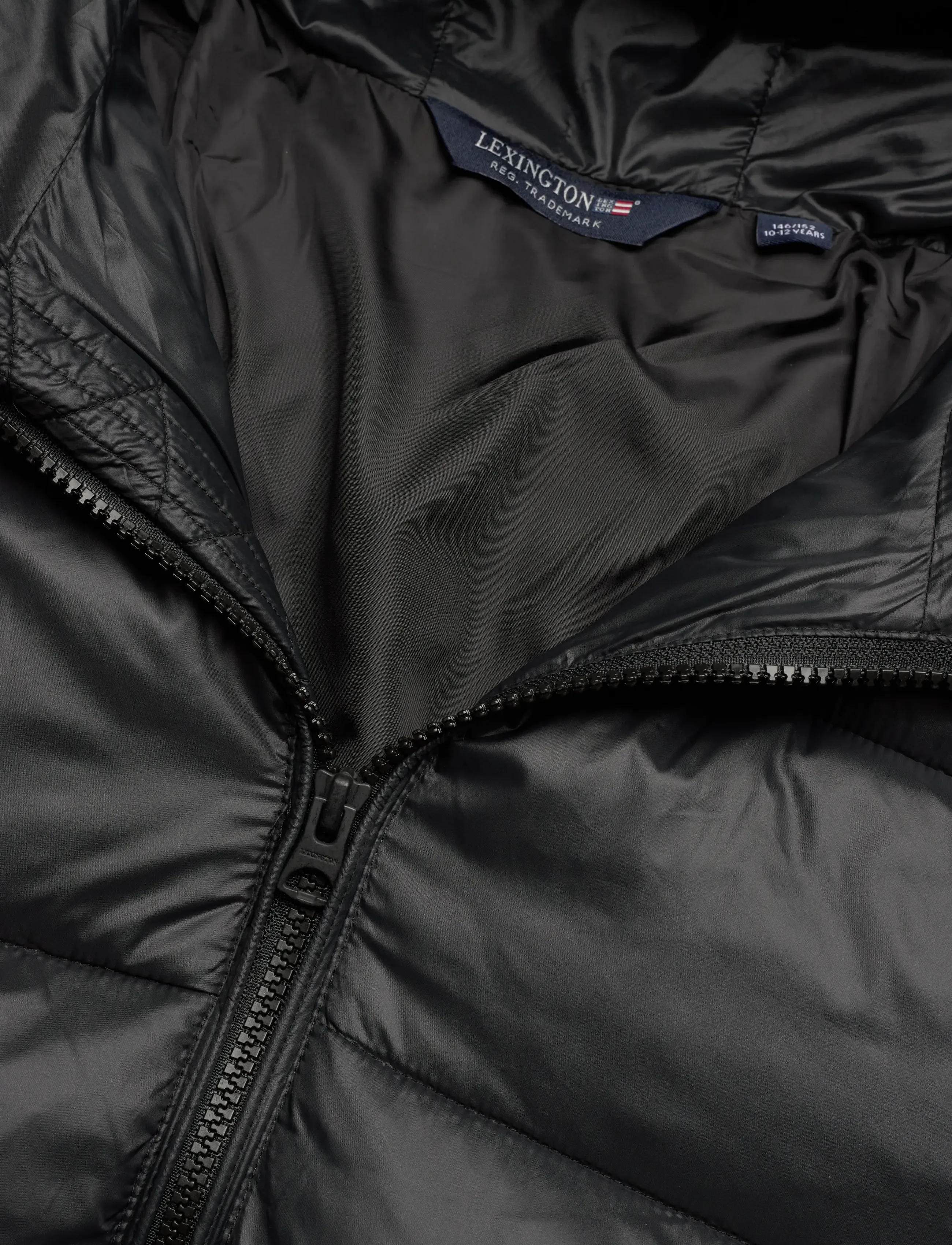 Lexington Clothing - Milo Down Puffer Jacket - ulkovaatteet - black - 2