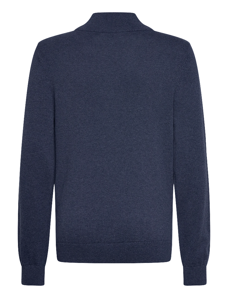 Lexington Clothing - Freddy Half-Zip Sweater - trøjer - blue melange - 1