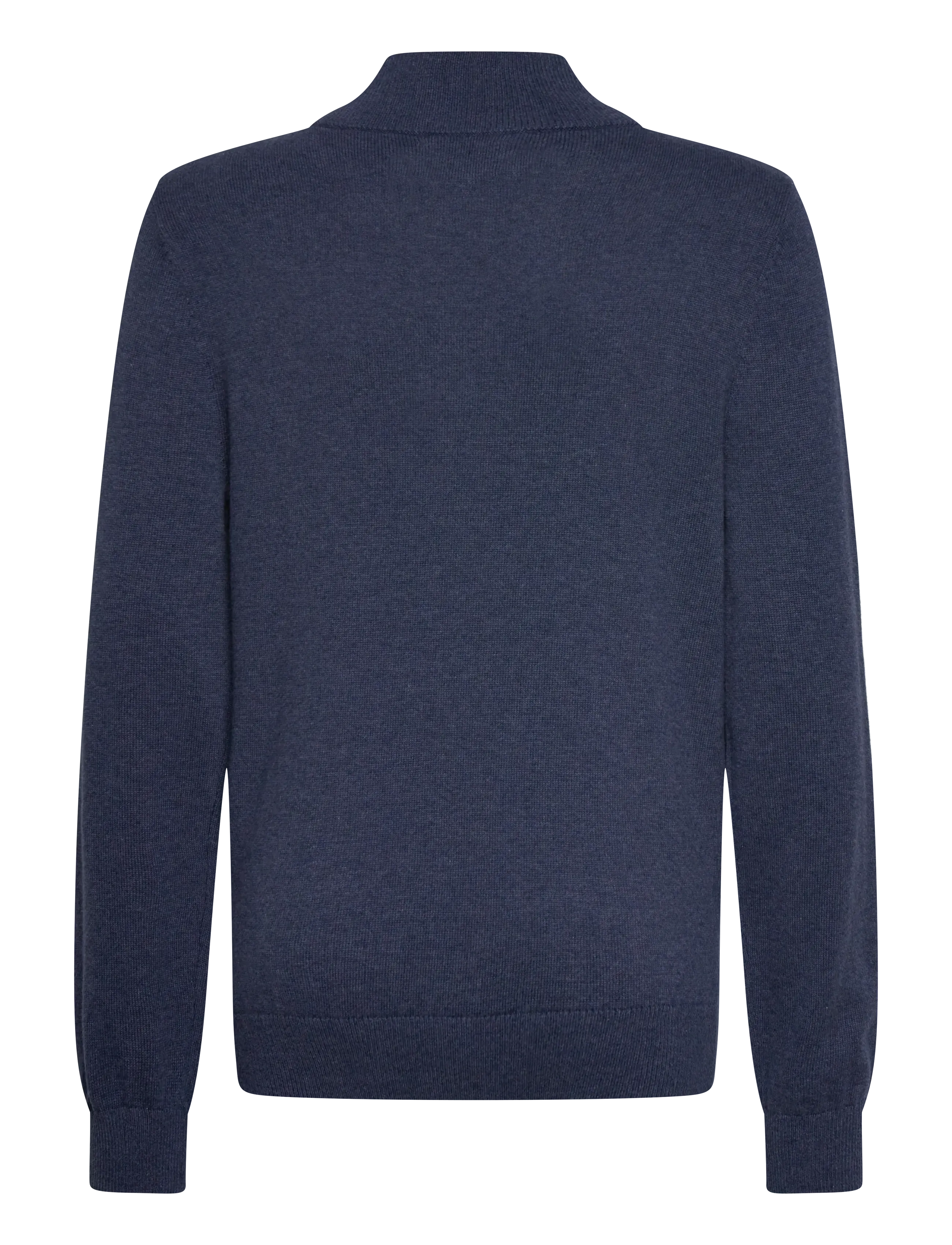 Lexington Clothing - Freddy Half-Zip Sweater - swetry - blue melange - 1