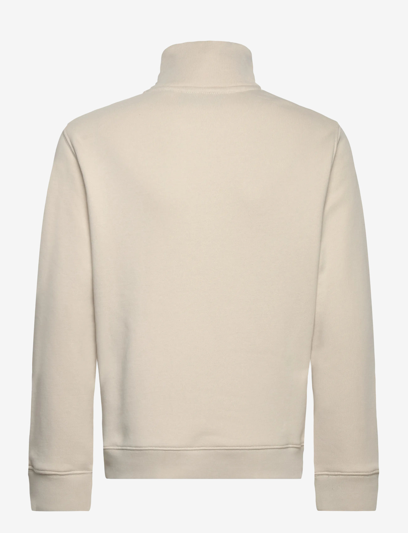 Lexington Clothing - Terry Organic Cotton Half-Zip Sweater - sweatshirts & huvtröjor - offwhite - 1
