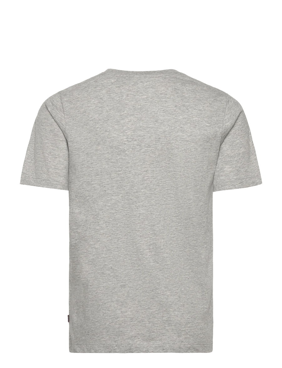 Lexington Clothing - Noah Graphic Tee - kortärmade t-shirts - light grey melange - 1