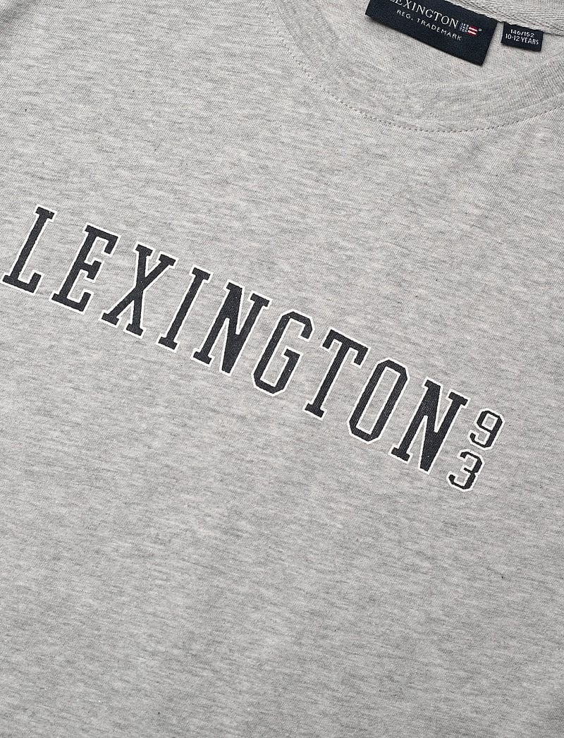Lexington Clothing - Noah Graphic Tee - kurzärmelige - light grey melange - 2