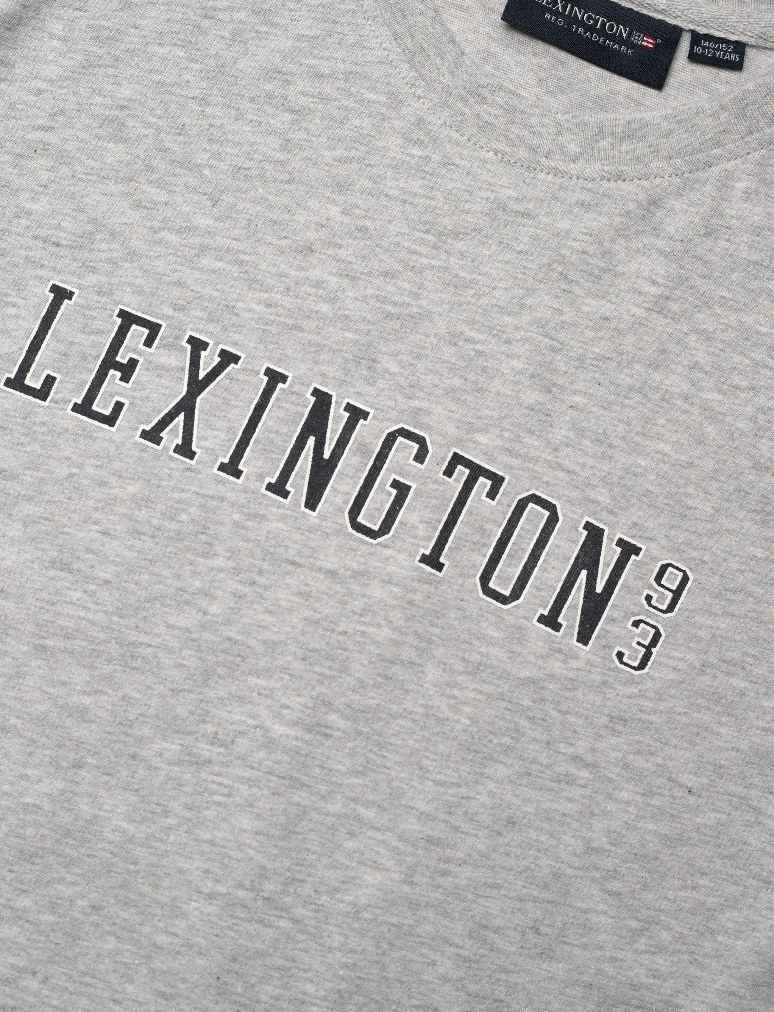 Lexington Clothing - Noah Graphic Tee - kortärmade t-shirts - light grey melange - 2